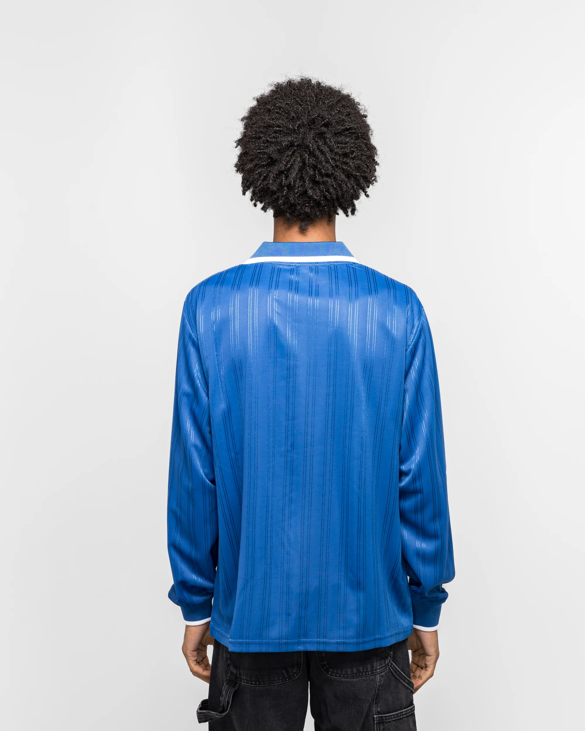 Jacquard Striped Long Sleeve - Monaco Blue - Image 4