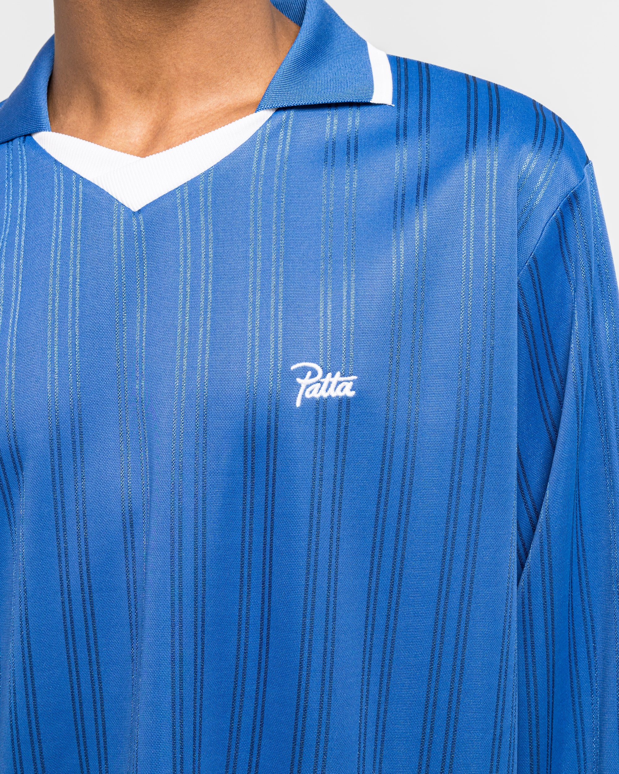 Jacquard Striped Long Sleeve - Monaco Blue - Image 5