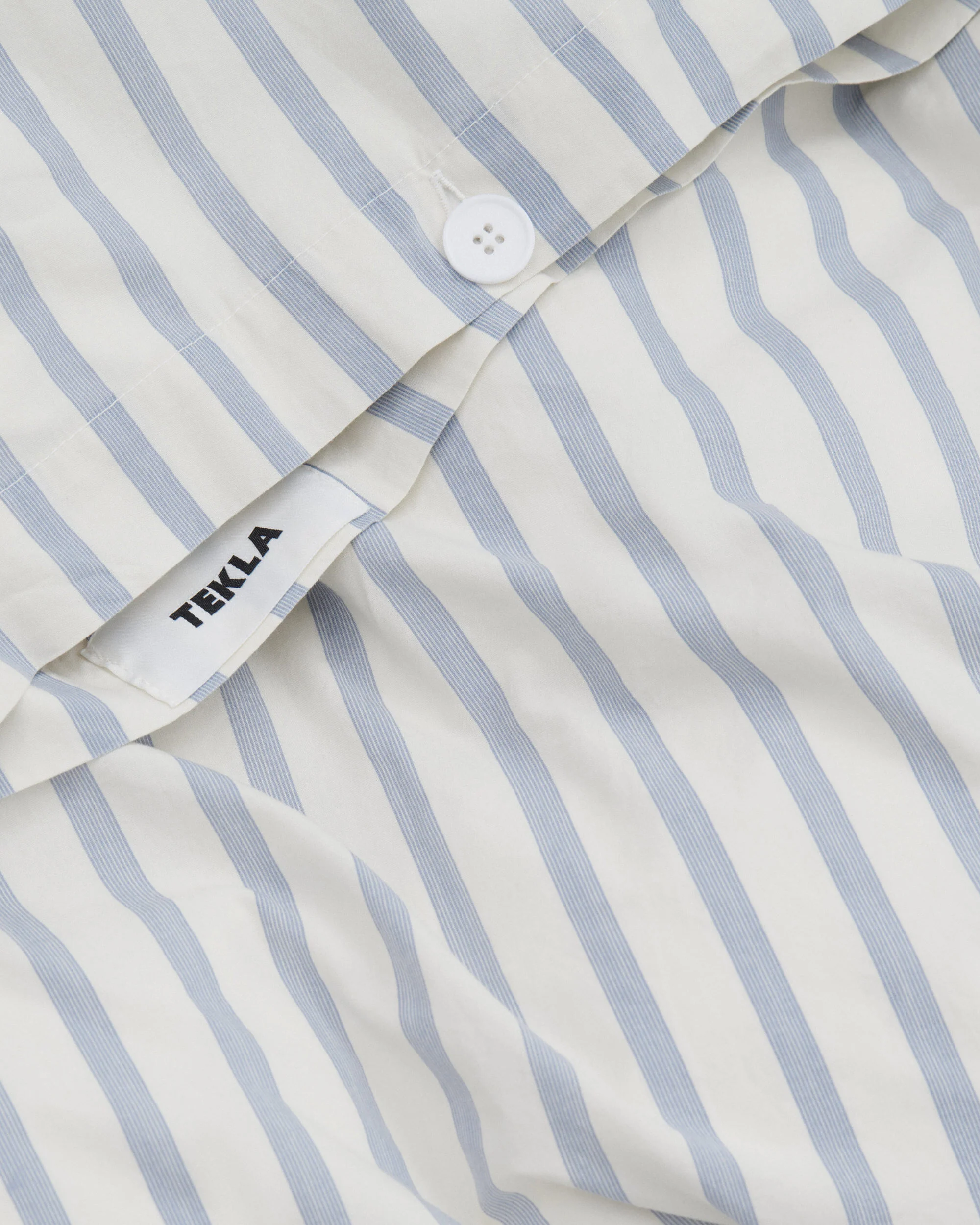 Percale Duvet Cover - Needle Stripes - Image 2