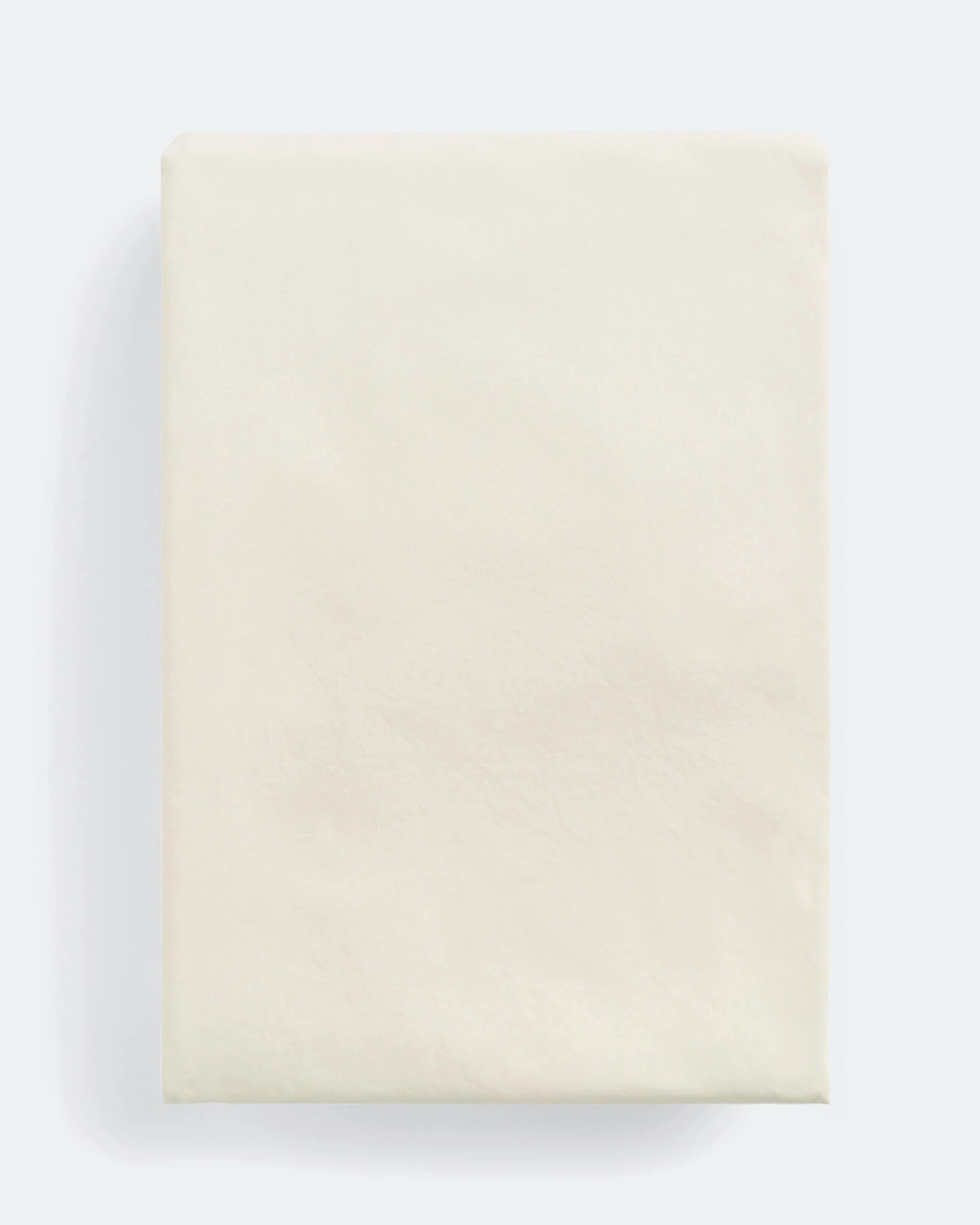 Percale Fitted Sheet - Winter White