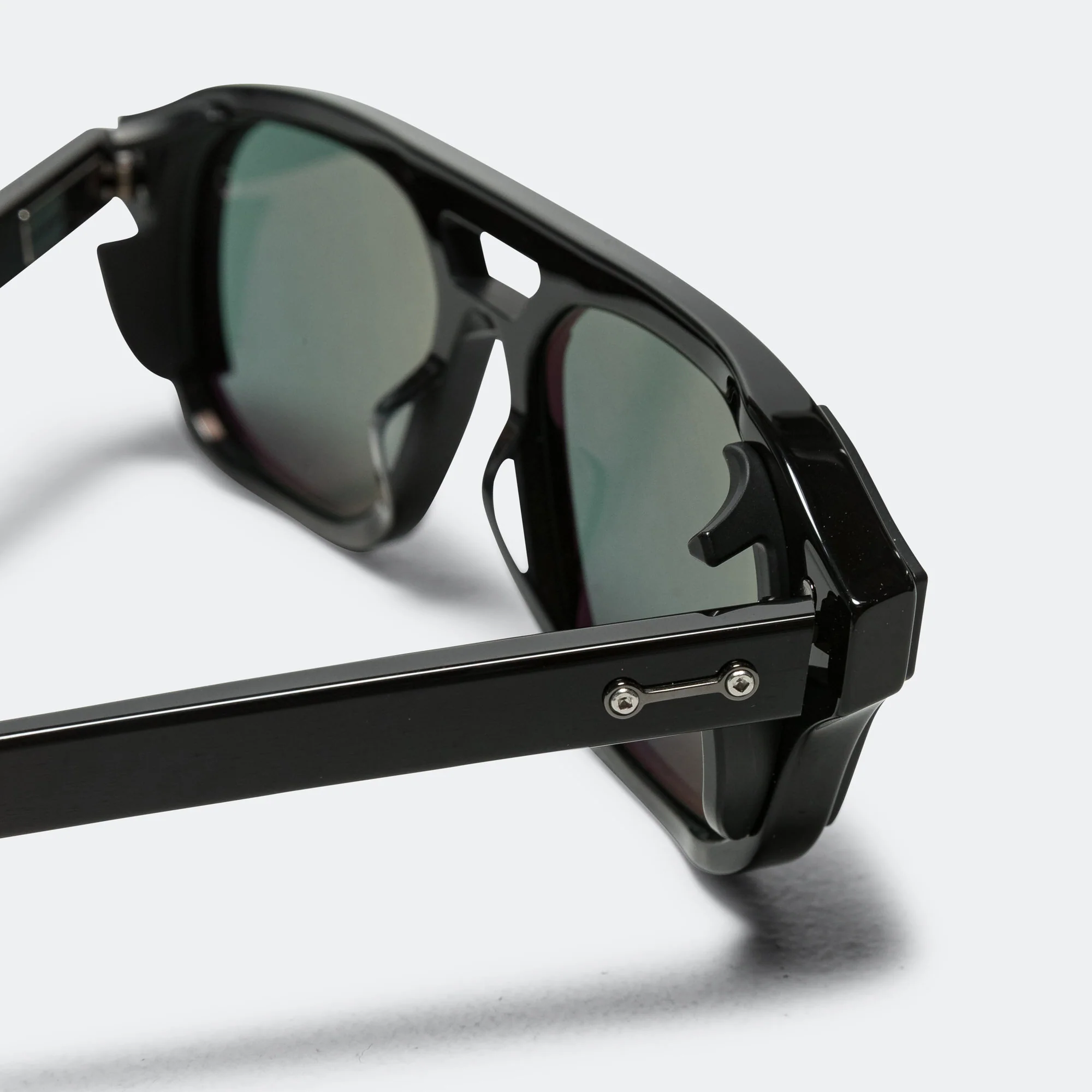 Phoenix - Black w/ Matte Black/Black Rhodium/Deep Emerald Green Lenses - Image 4