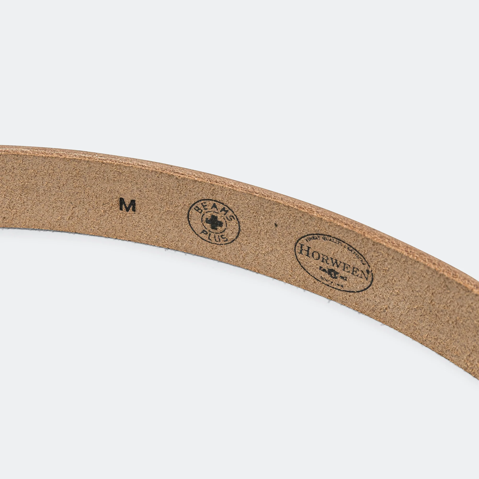 Plate Belt - Black Horween Leather - Image 3
