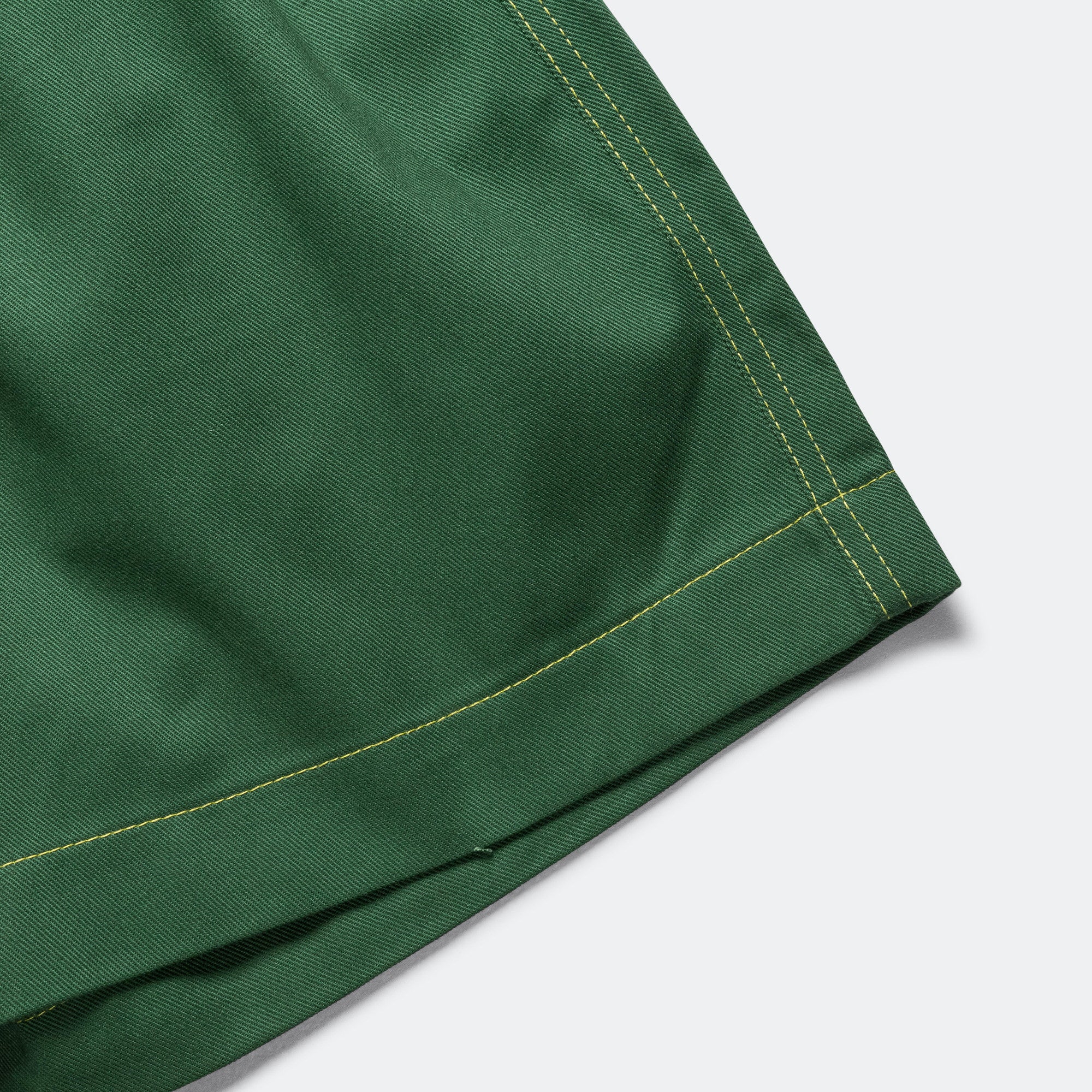 Pleated Oversized Shorts - Green/Lime - Image 4