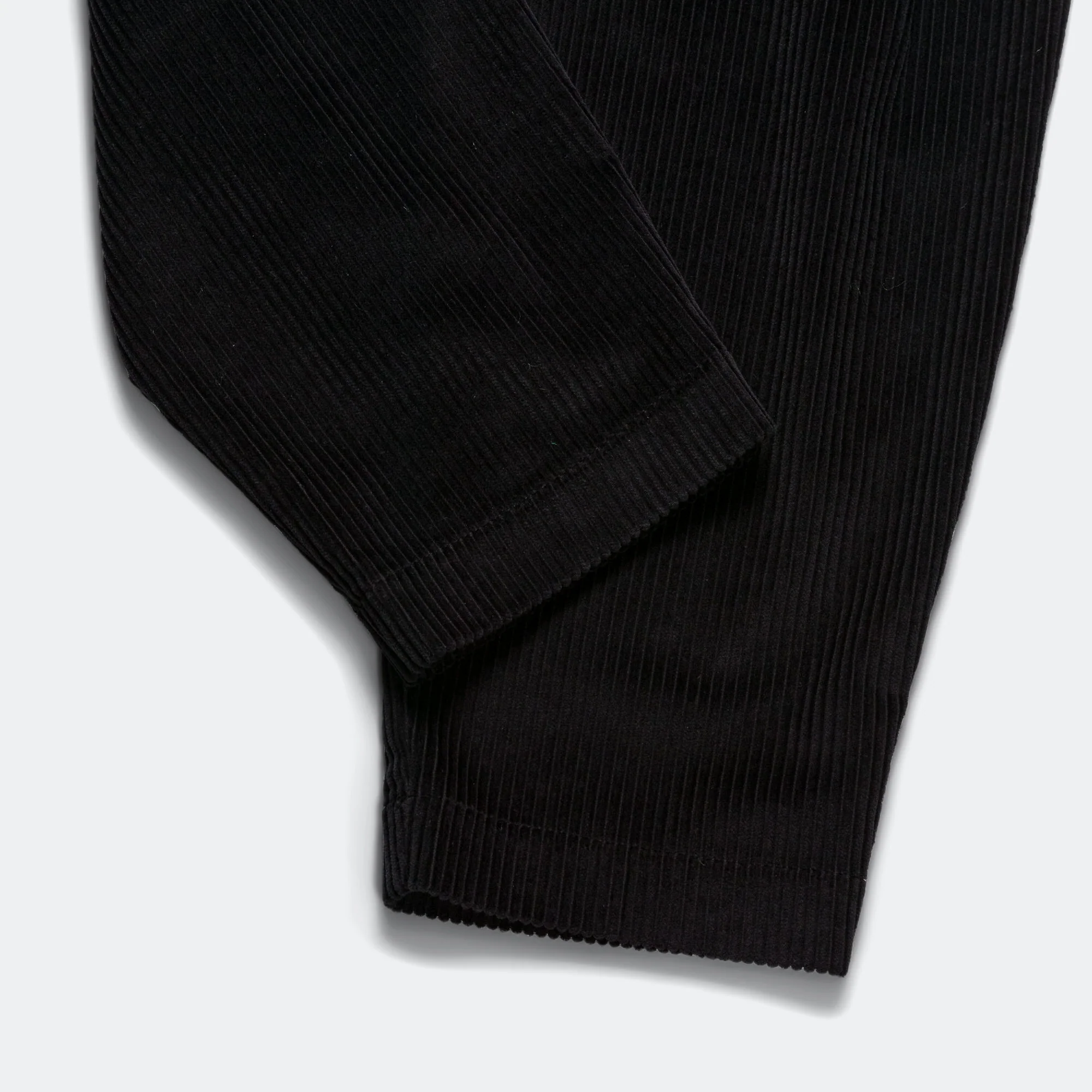 Pleated Trousers - Black Corduroy - Image 6