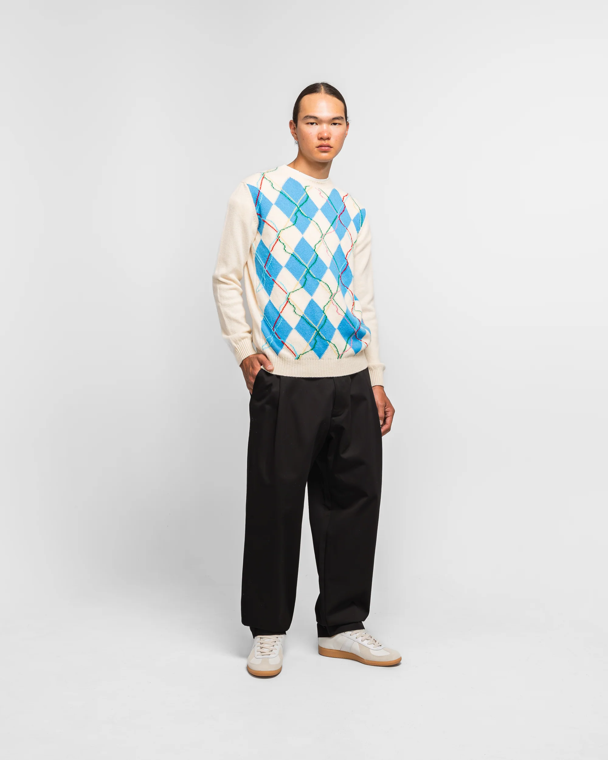 Pleated Trousers - Black Tailoring Twill - Image 6