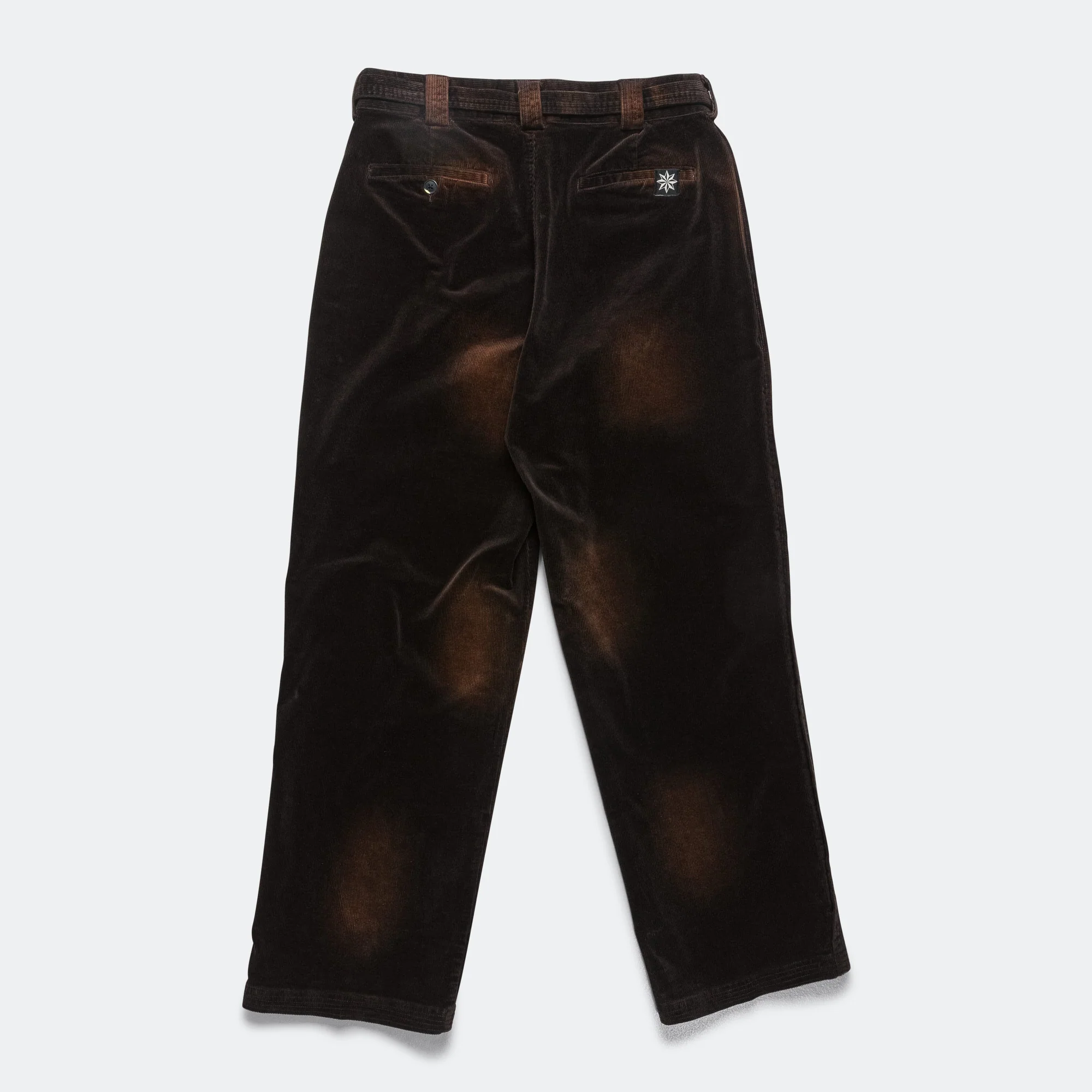 Pleated Work Pant - Washed Brown - Image 2