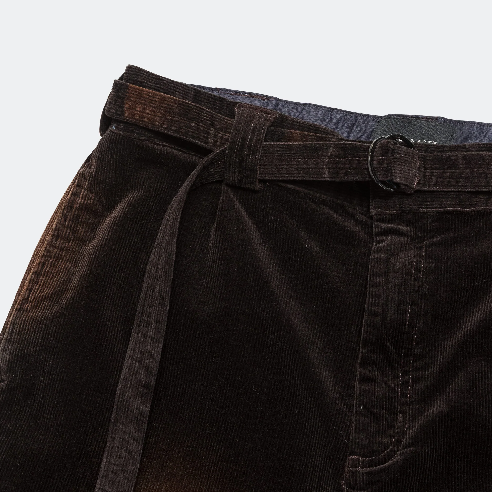 Pleated Work Pant - Washed Brown - Image 4