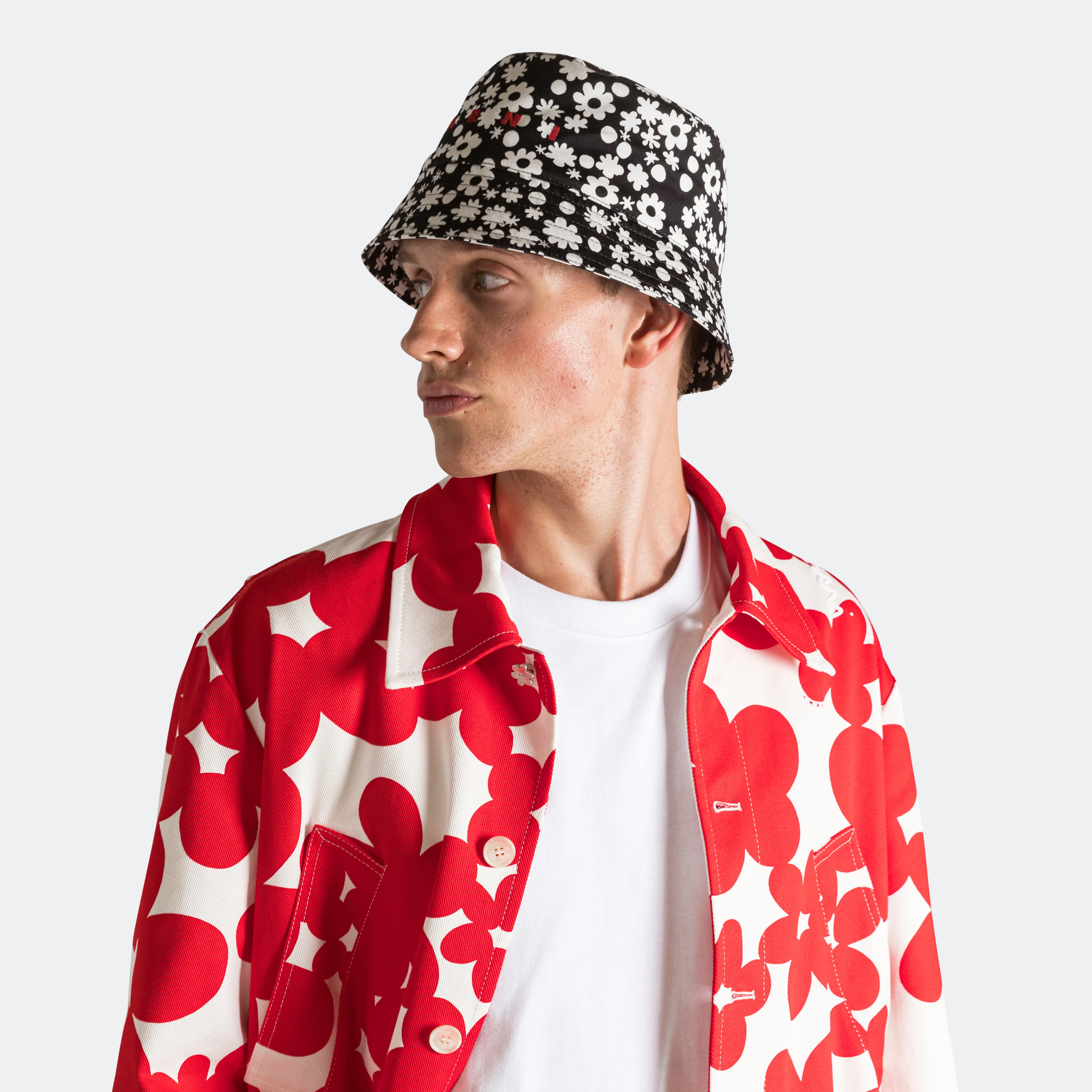 Pop Fields Cotton Twill Bucket Hat - Black - Image 2