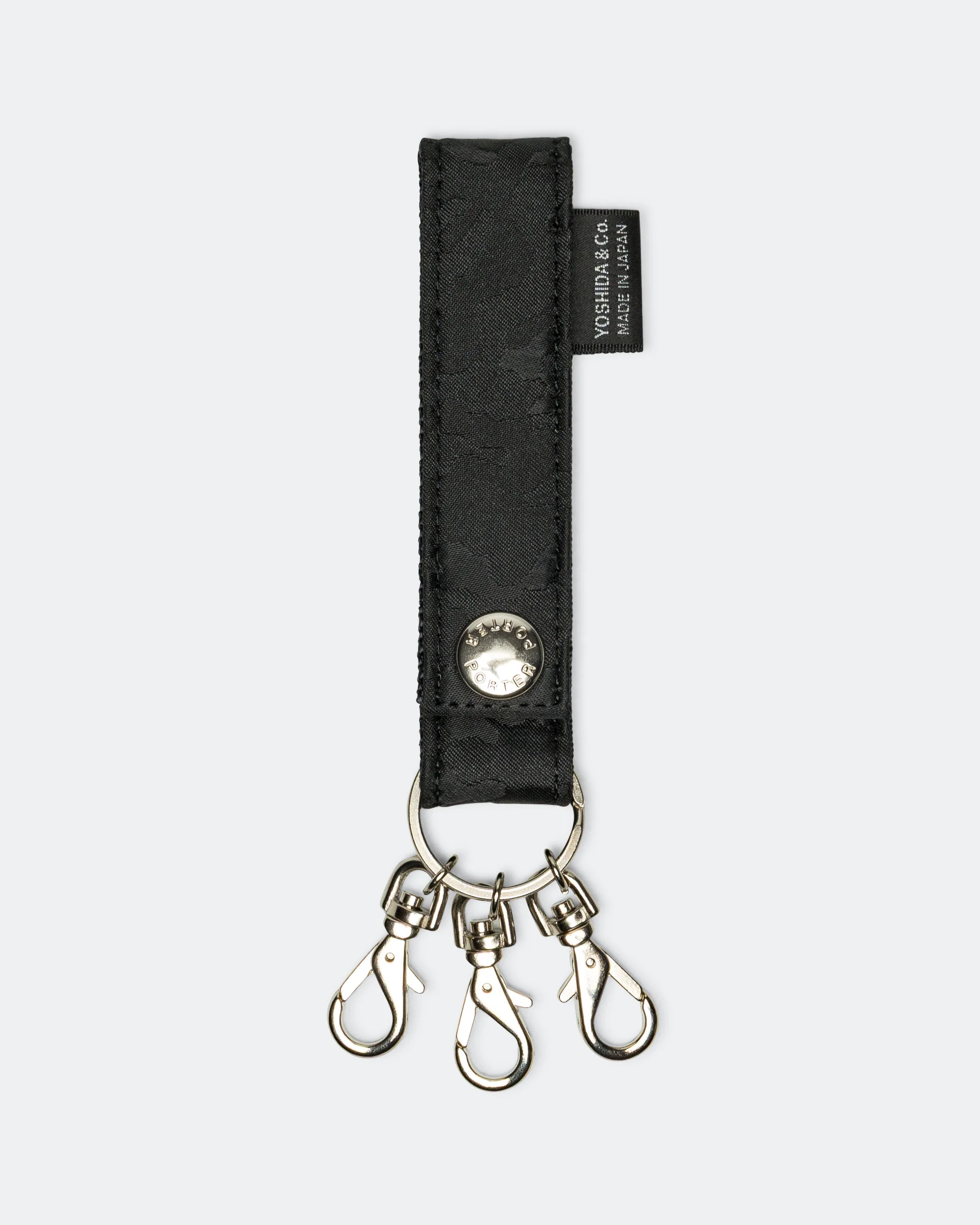 GHILLIE Key Holder - Woodland Camo Black