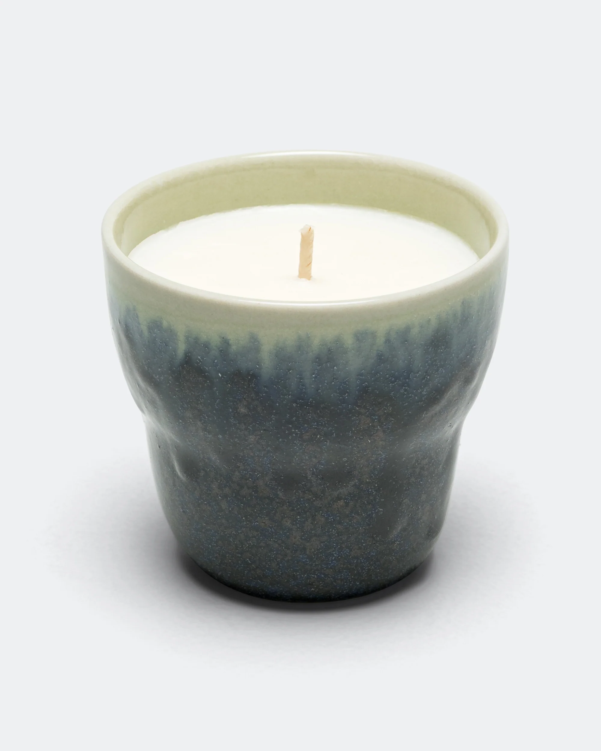 Inaba Pinch Candle - Indigo/Cream - Image 3