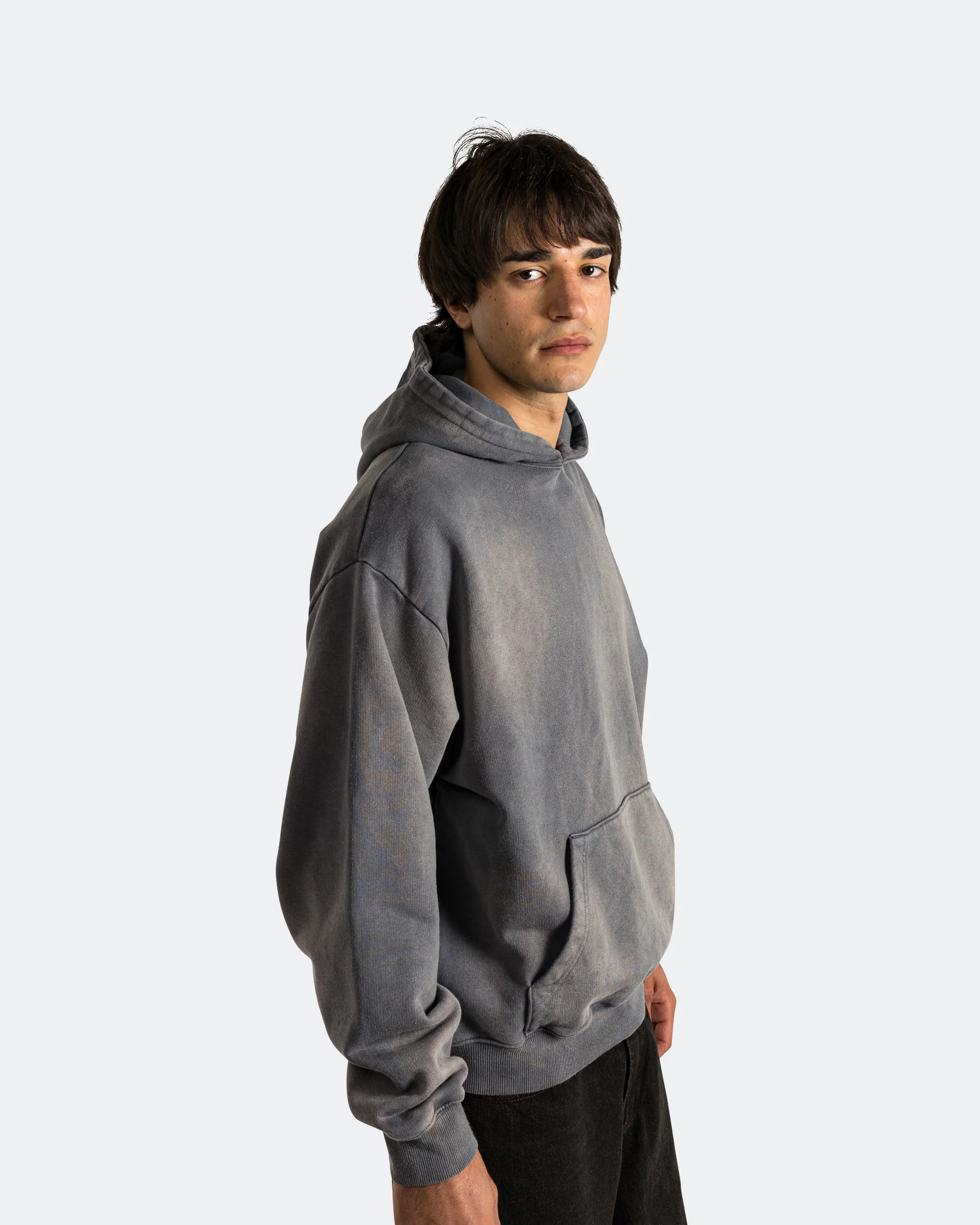 Pareidolia Hoodie - Faded Grey - Image 3