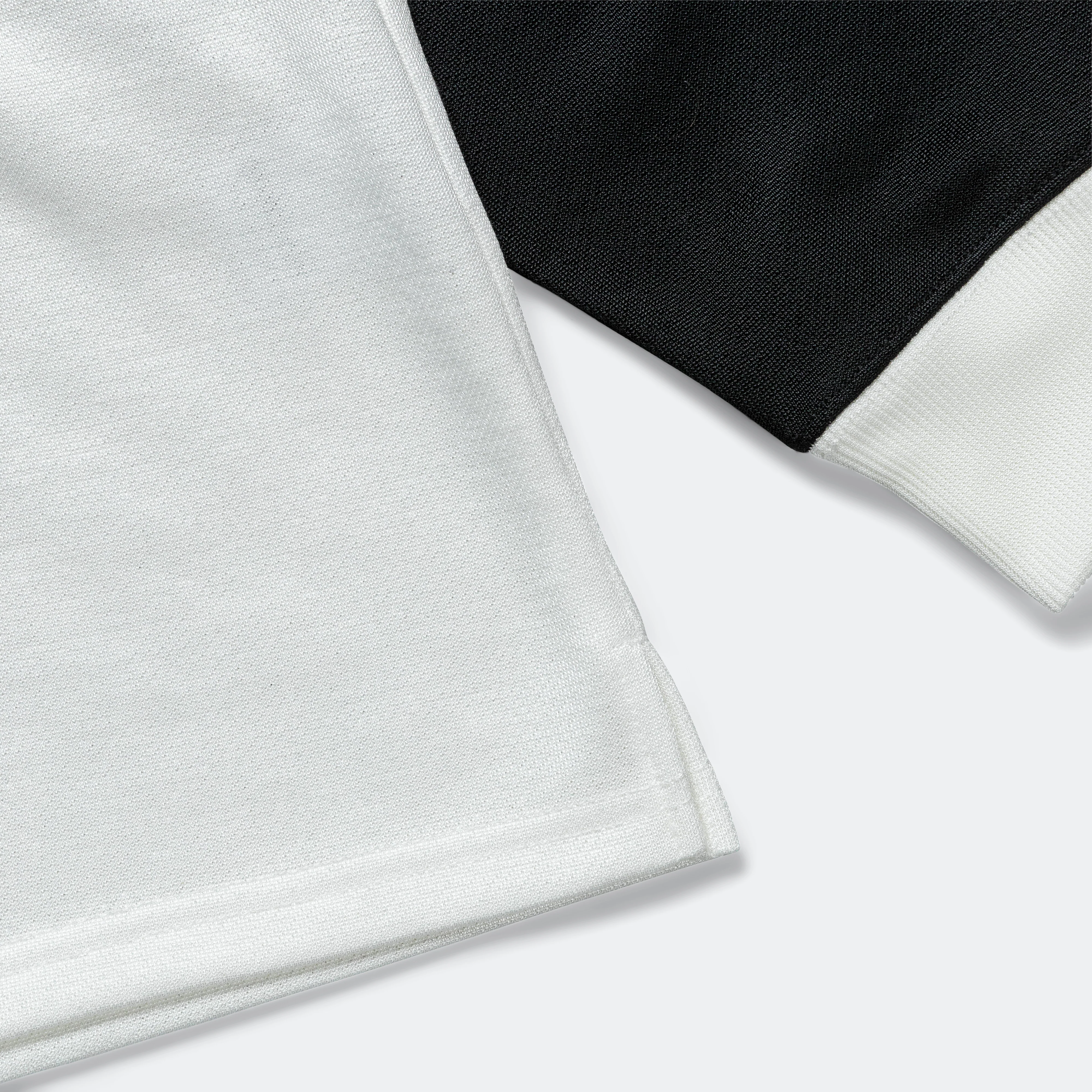 Pullover L/S Polo - Off White/Black - Image 5