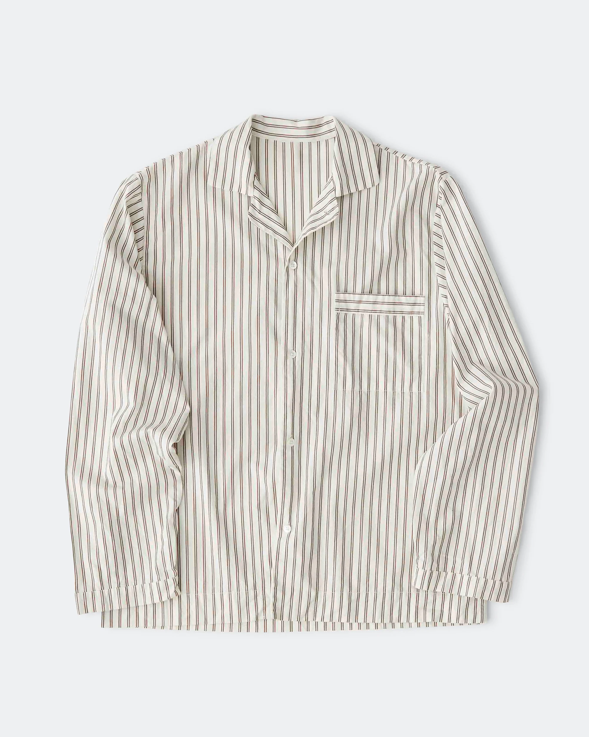 Pyjama Shirt - Hopper Stripes Cotton Poplin