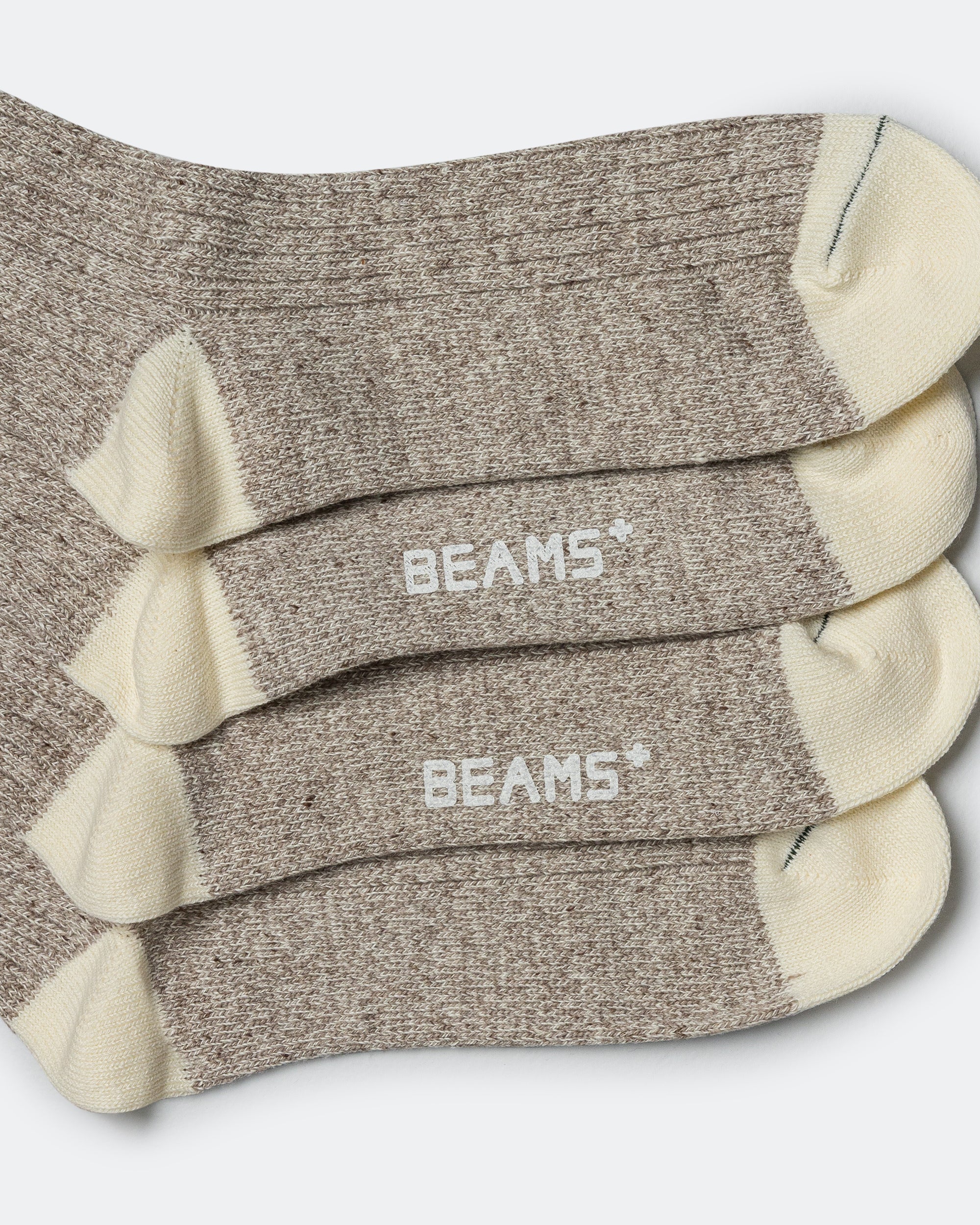 Rag Socks - Oatmeal/Green - Image 4