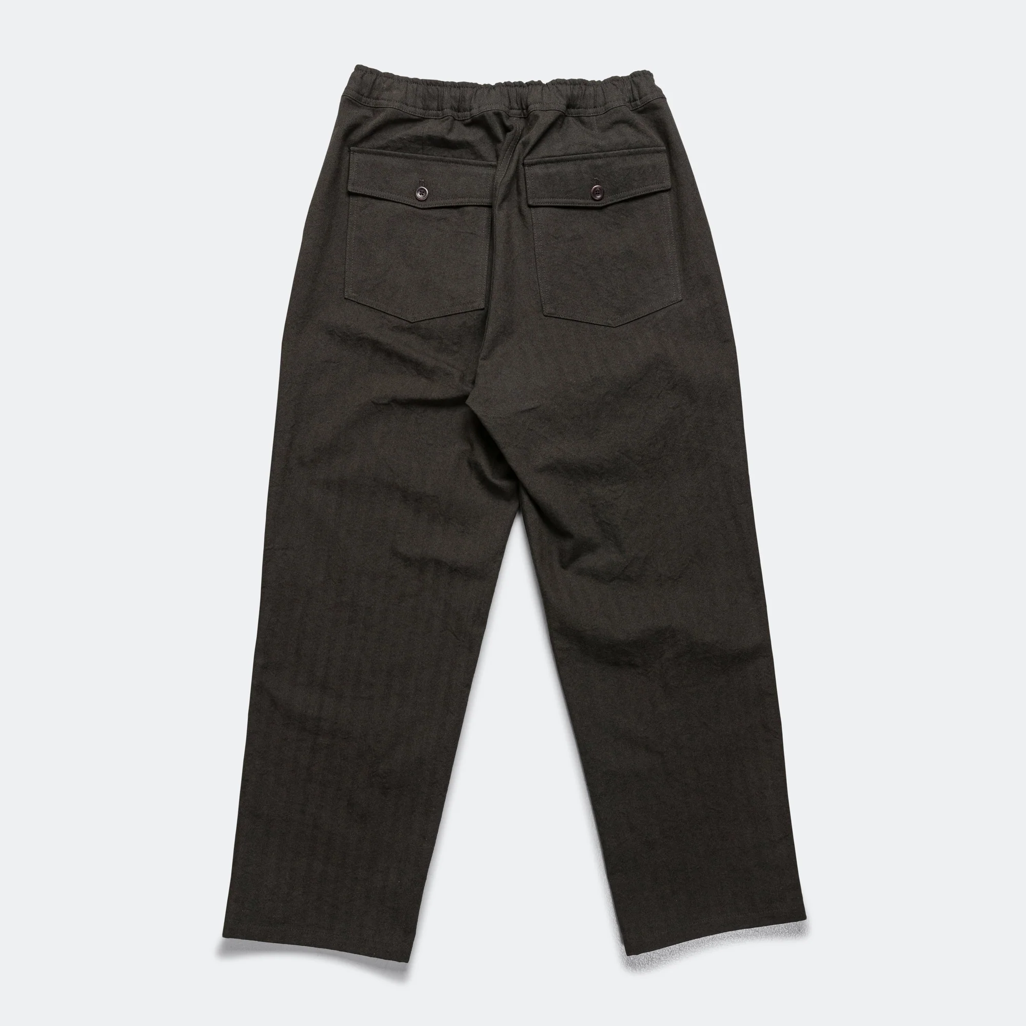 Ragnar Relaxed Herringbone Pant x UP THERE - Beech Green - Image 4