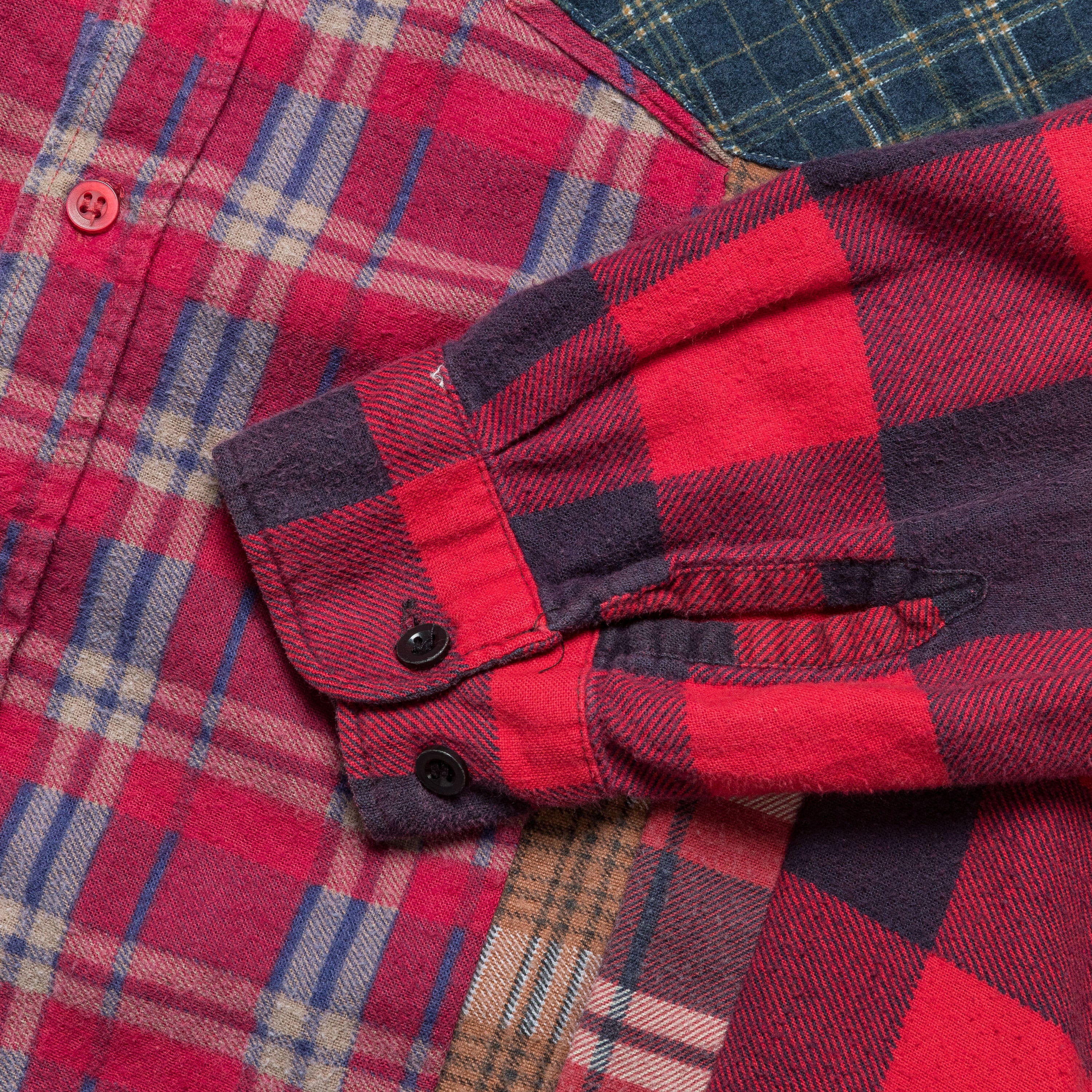 Rebuild Flannel 7 Cuts Shirt SS25 - Large #4 - Image 4