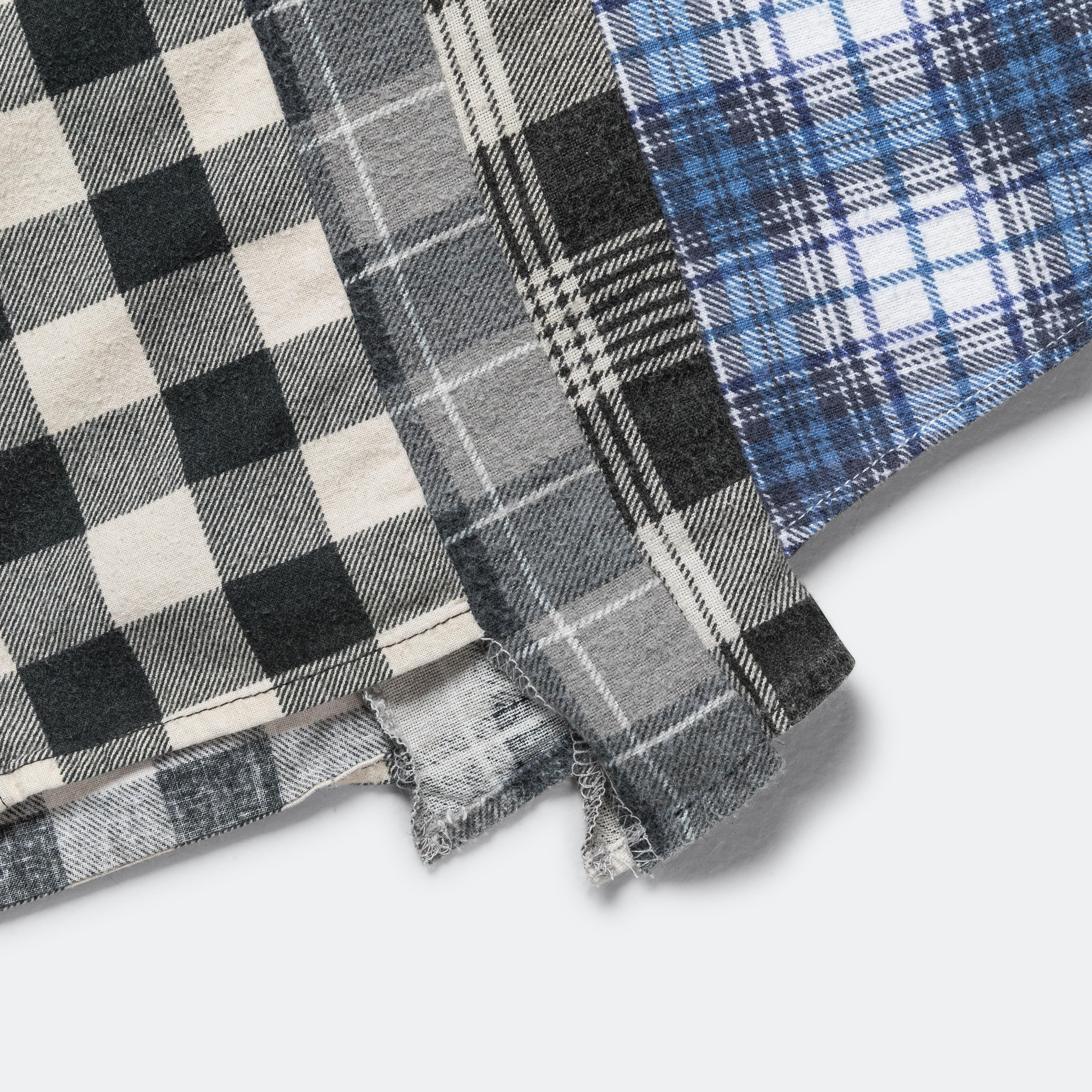 Rebuild Flannel 7 Cuts Shirt SS25 - Medium #3 - Image 6