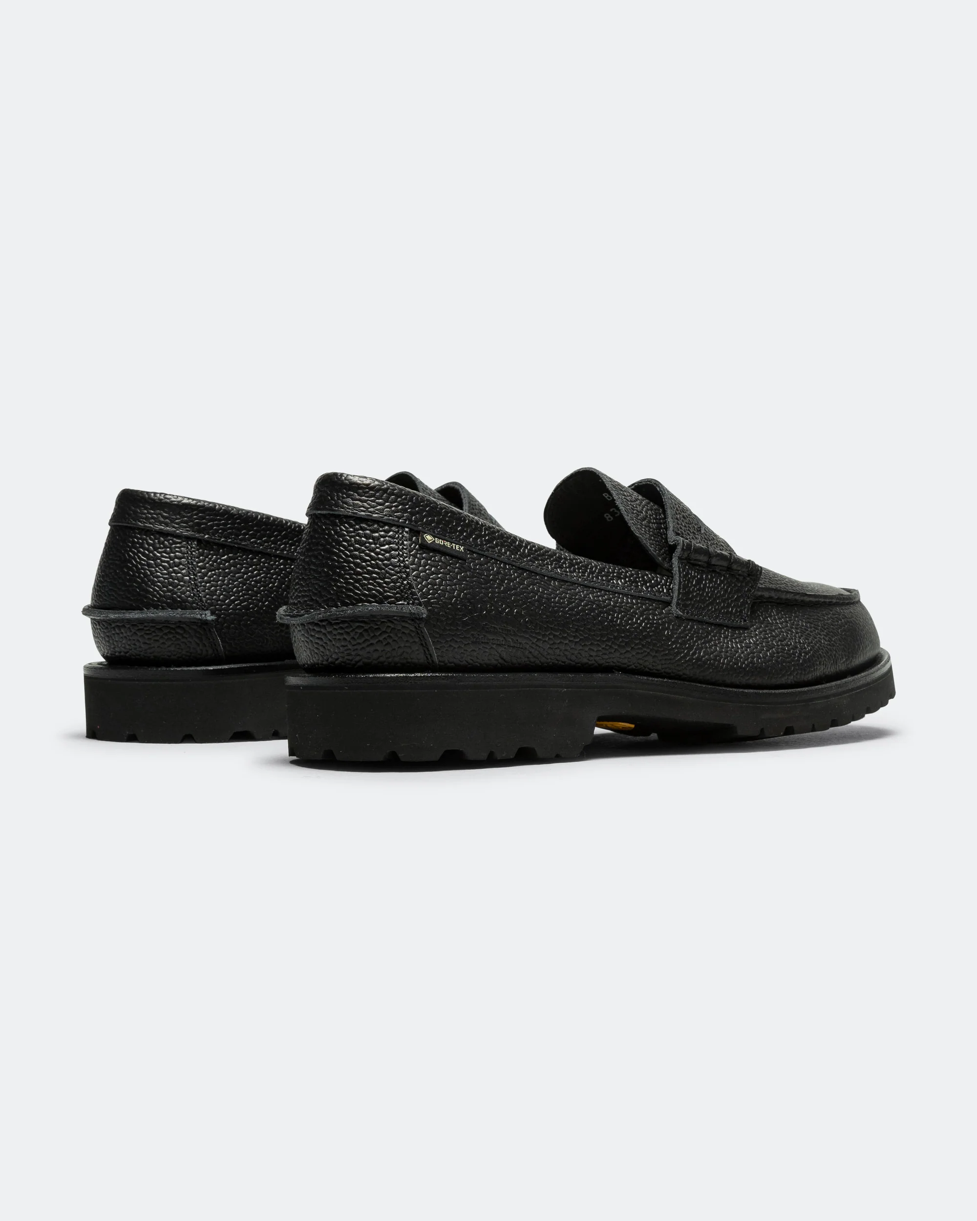 Beefroll Loafer - Pebbled Black Leather - Image 3
