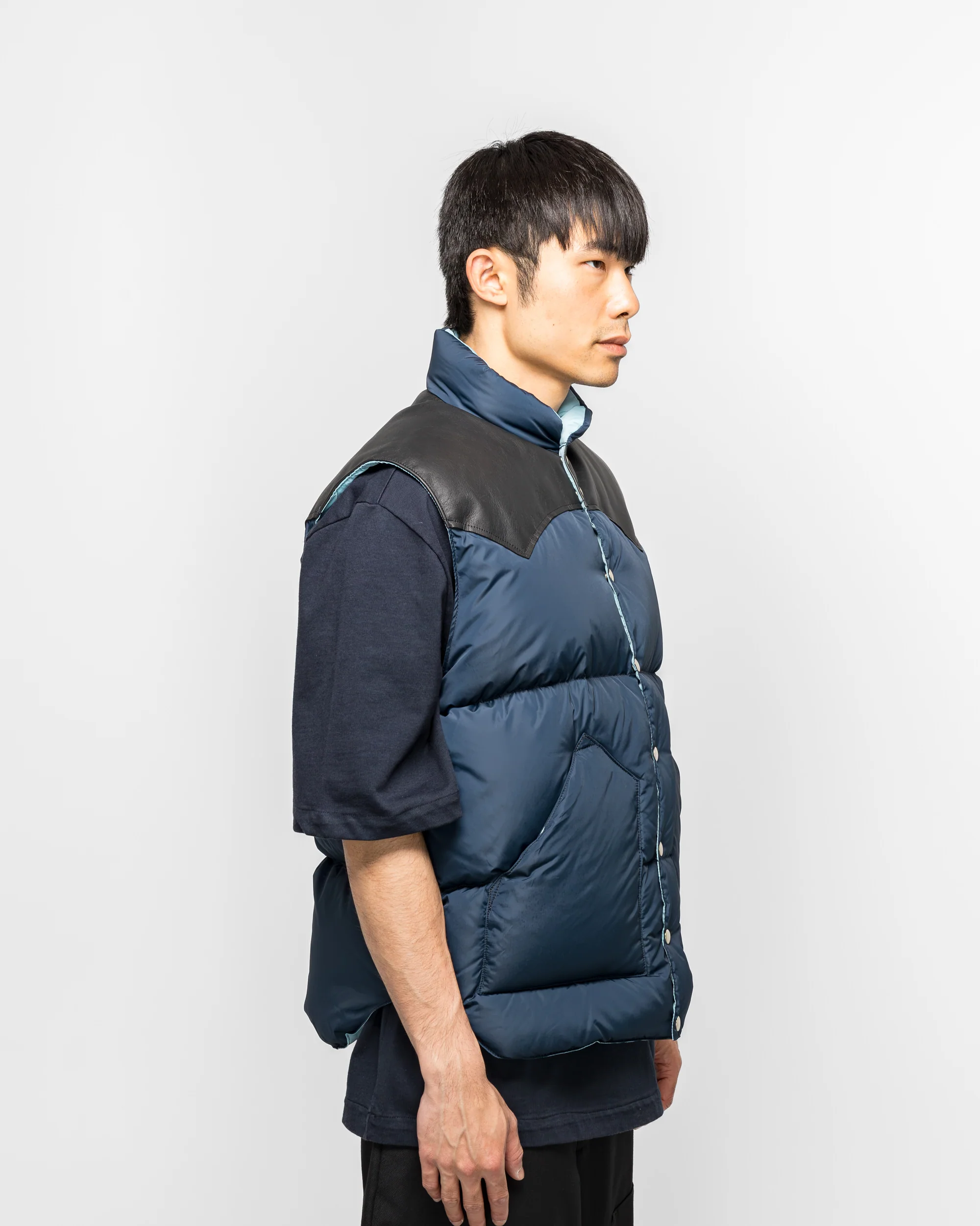 Down Vest - Dark Navy - Image 3
