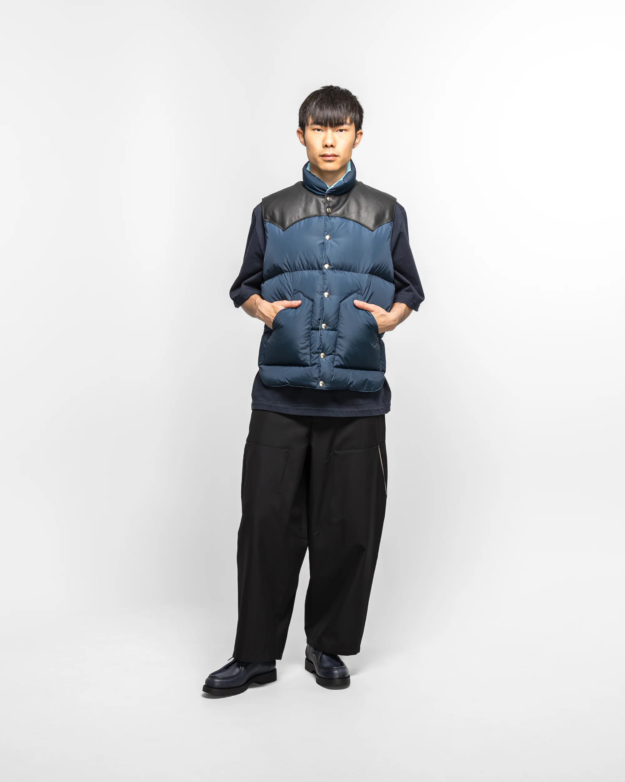 Down Vest - Dark Navy - Image 6