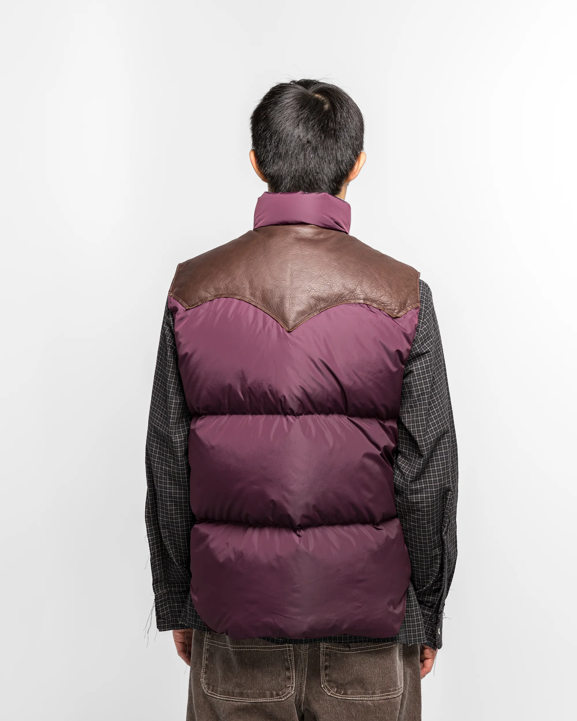Down Vest - Plum - Image 4