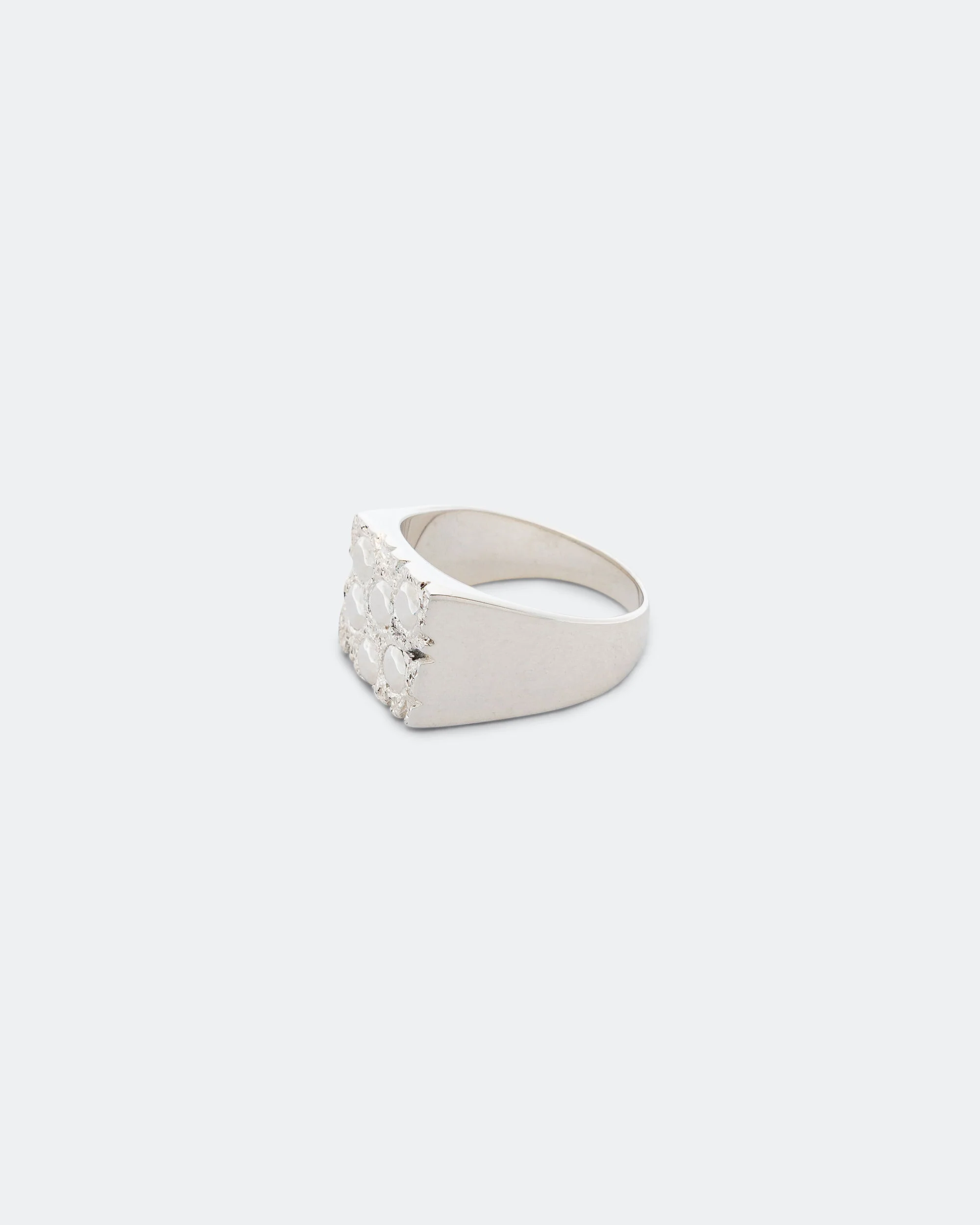 Rose Garden Signet Impression - 925 Silver - Image 3