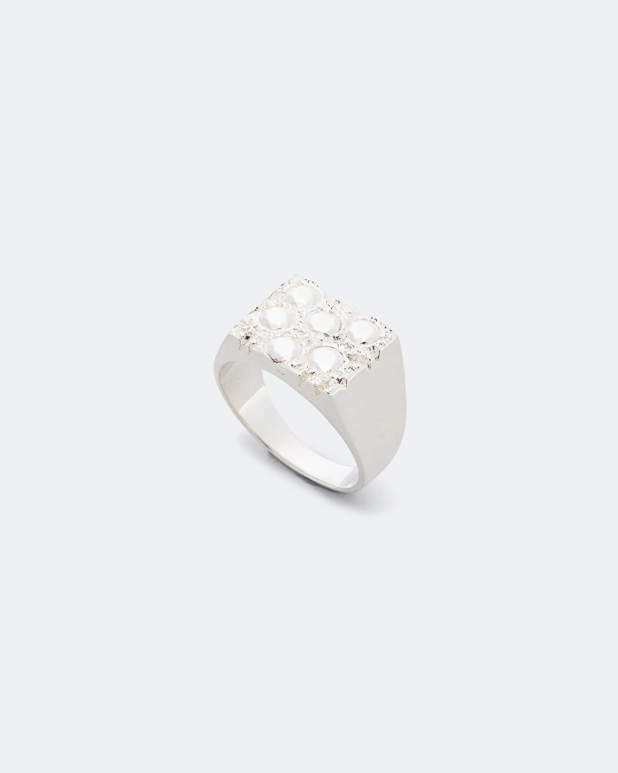 Rose Garden Signet Impression - 925 Silver - Image 4
