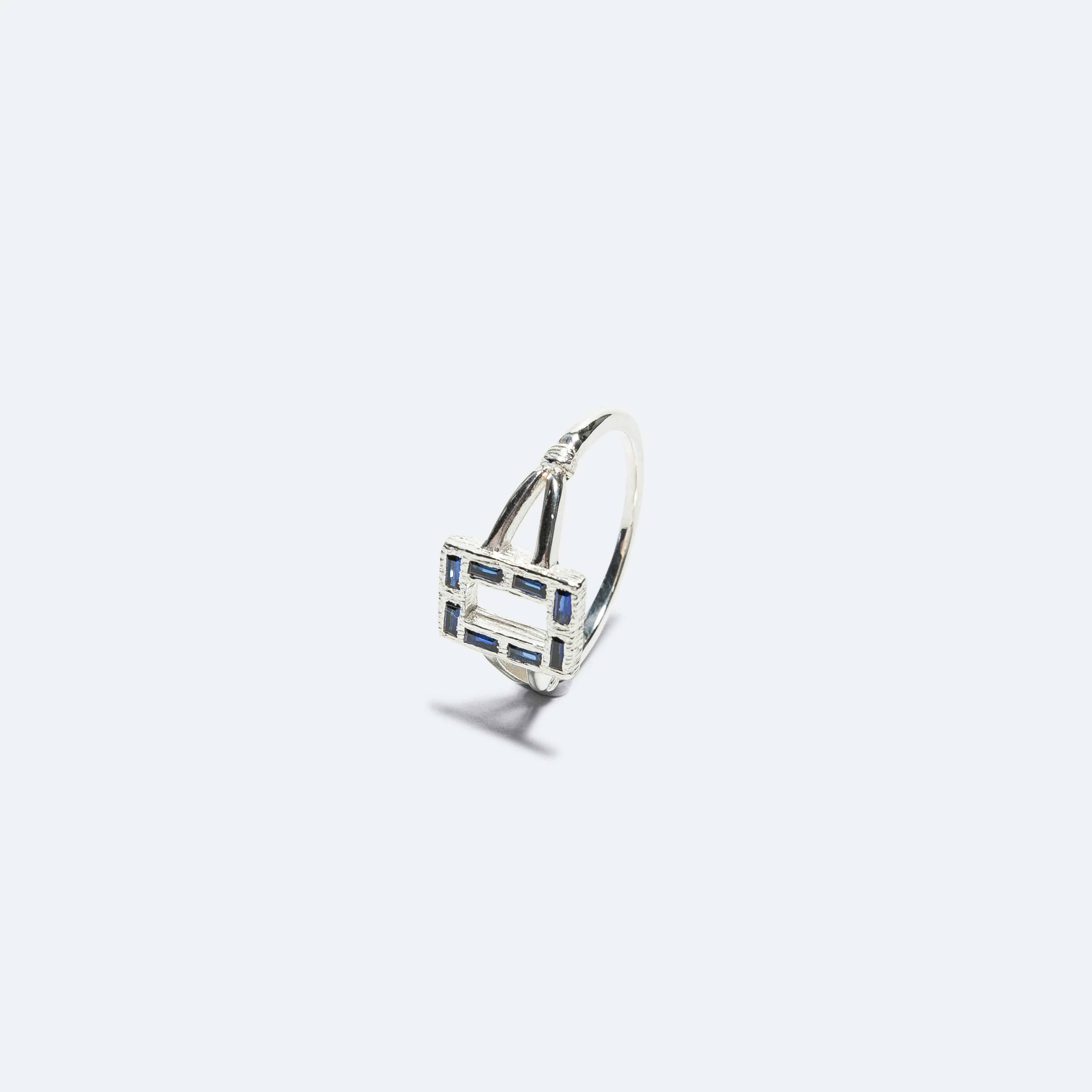 Rosetti Ring (Blue) - 925 Silver - Image 3