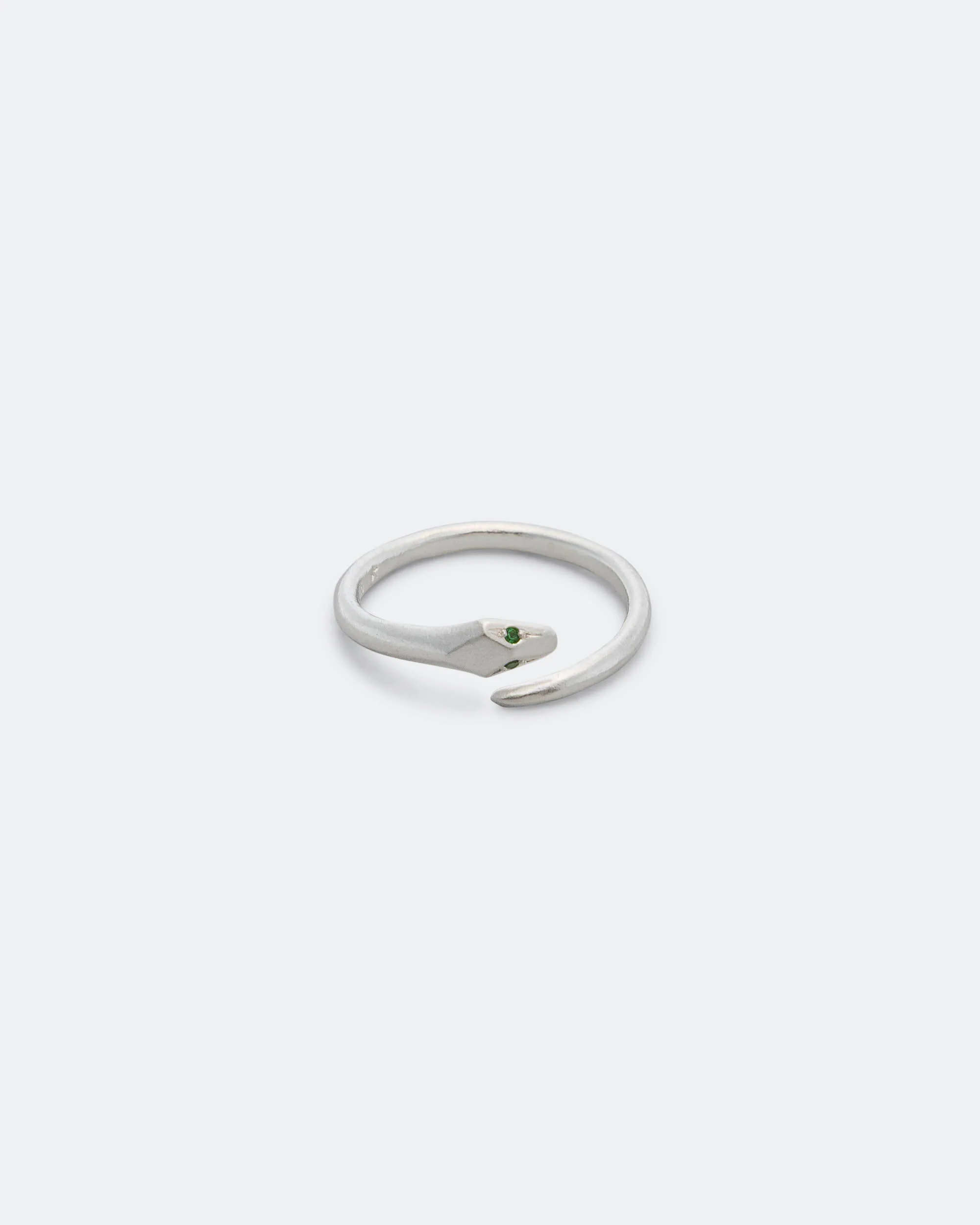 Serpent Ring 2.0 - 925 Silver/Garnet