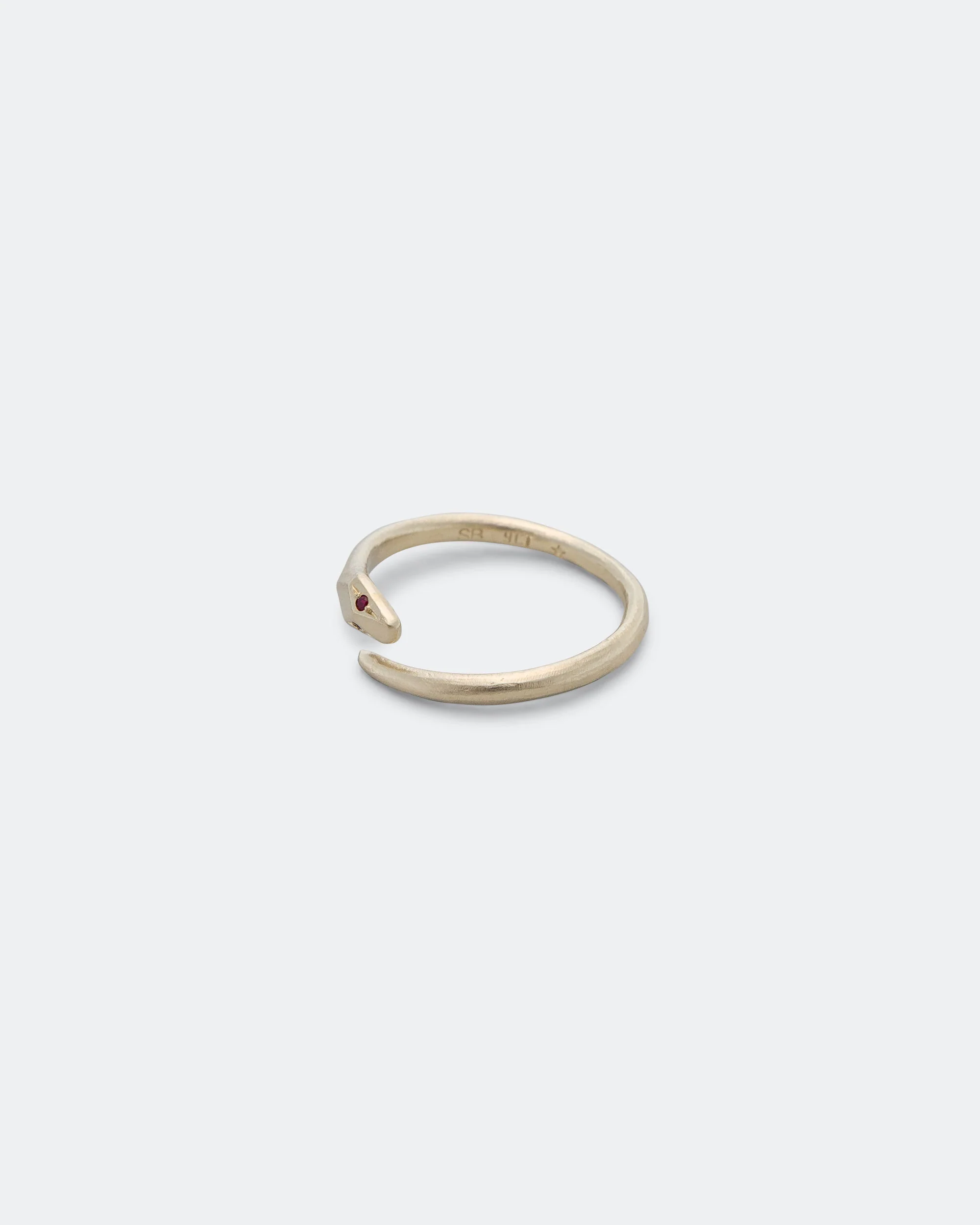 Serpent Ring 2.0 - 9CT Gold/Ruby - Image 3