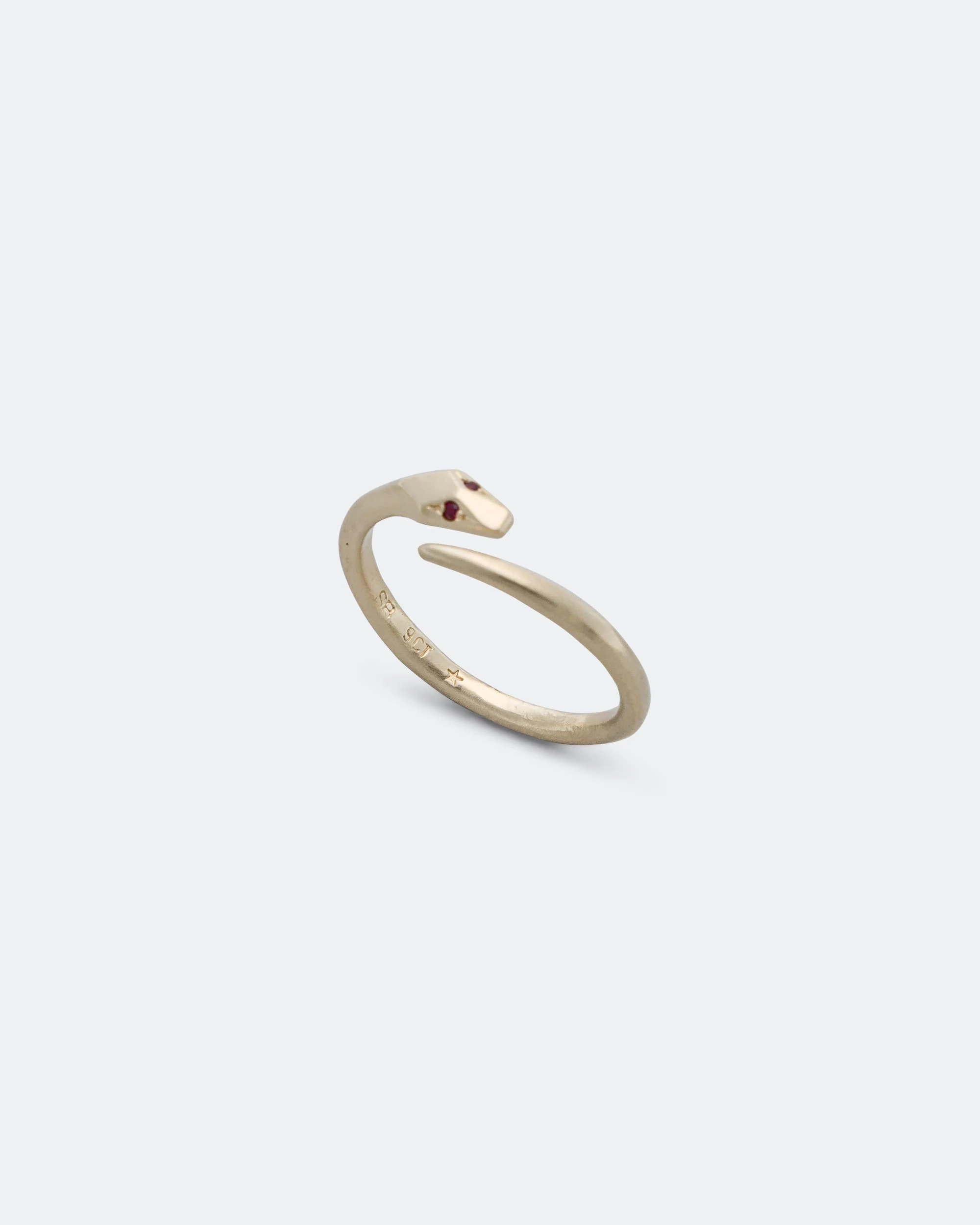 Serpent Ring 2.0 - 9CT Gold/Ruby - Image 4