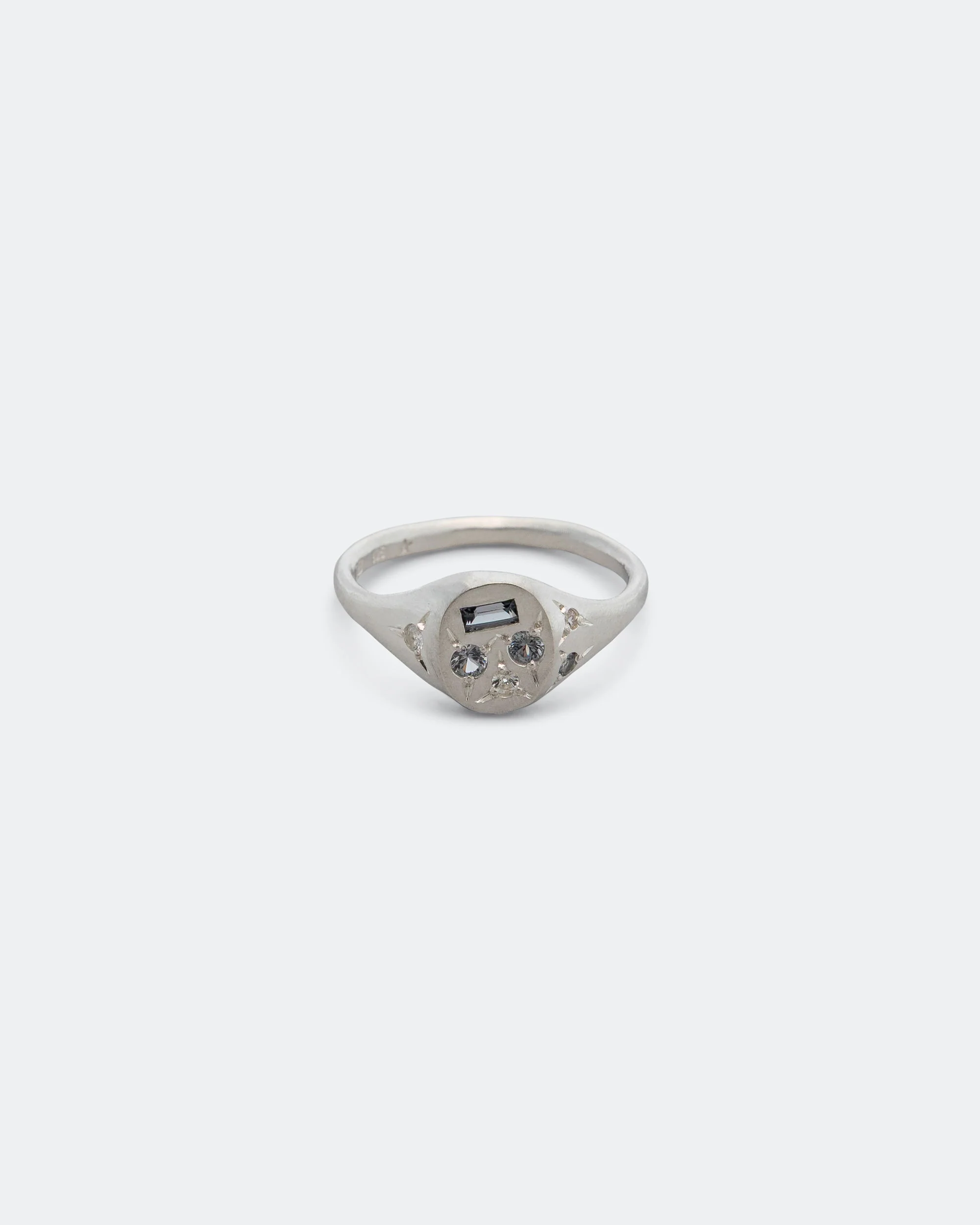 Treasure Ring - 925 Silver/Grey