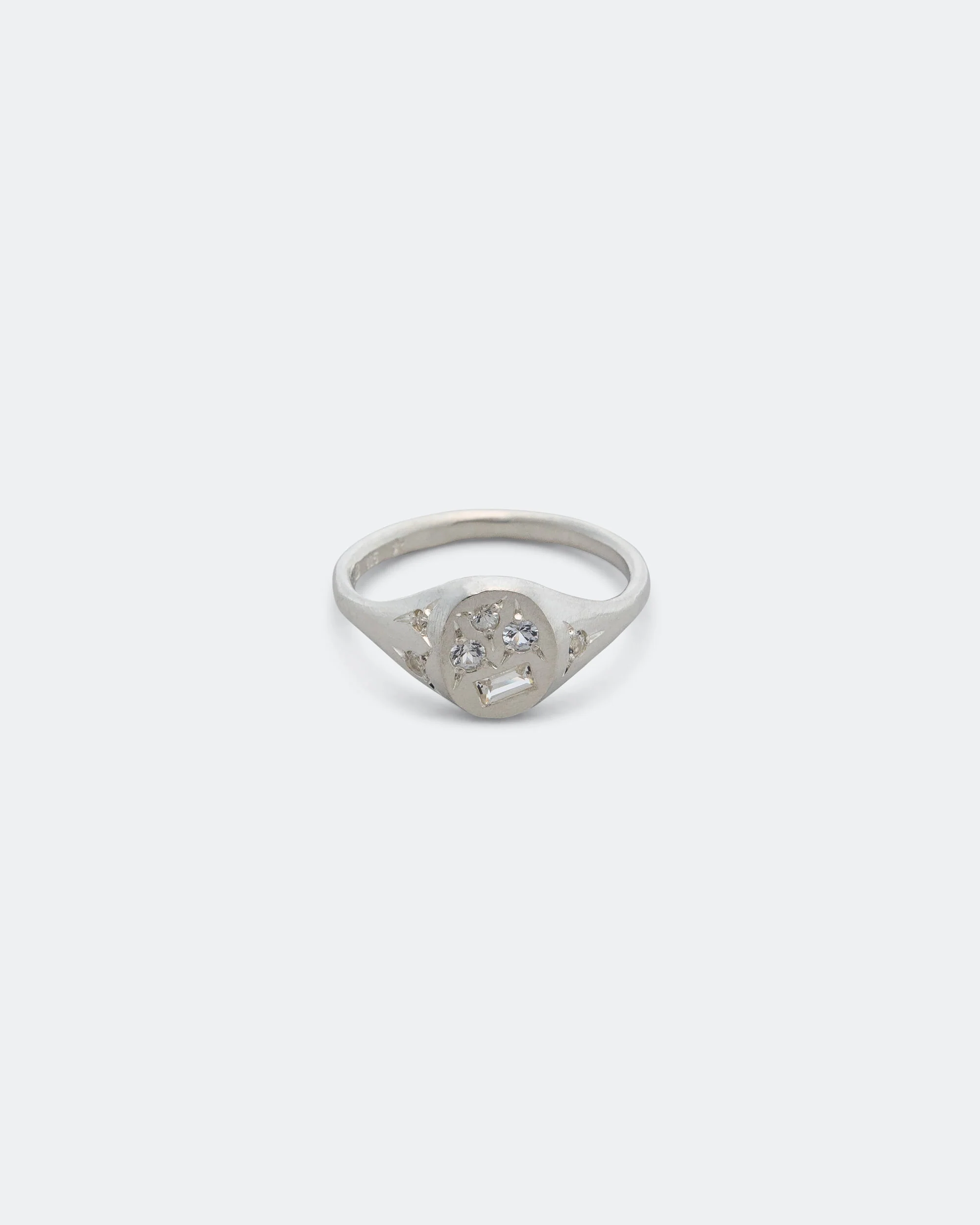 Treasure Ring - 925 Silver/White