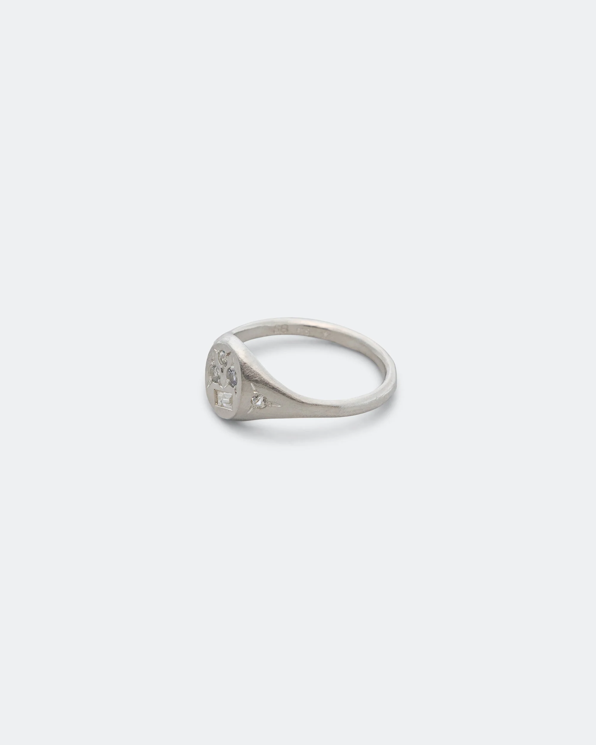 Treasure Ring - 925 Silver/White - Image 3