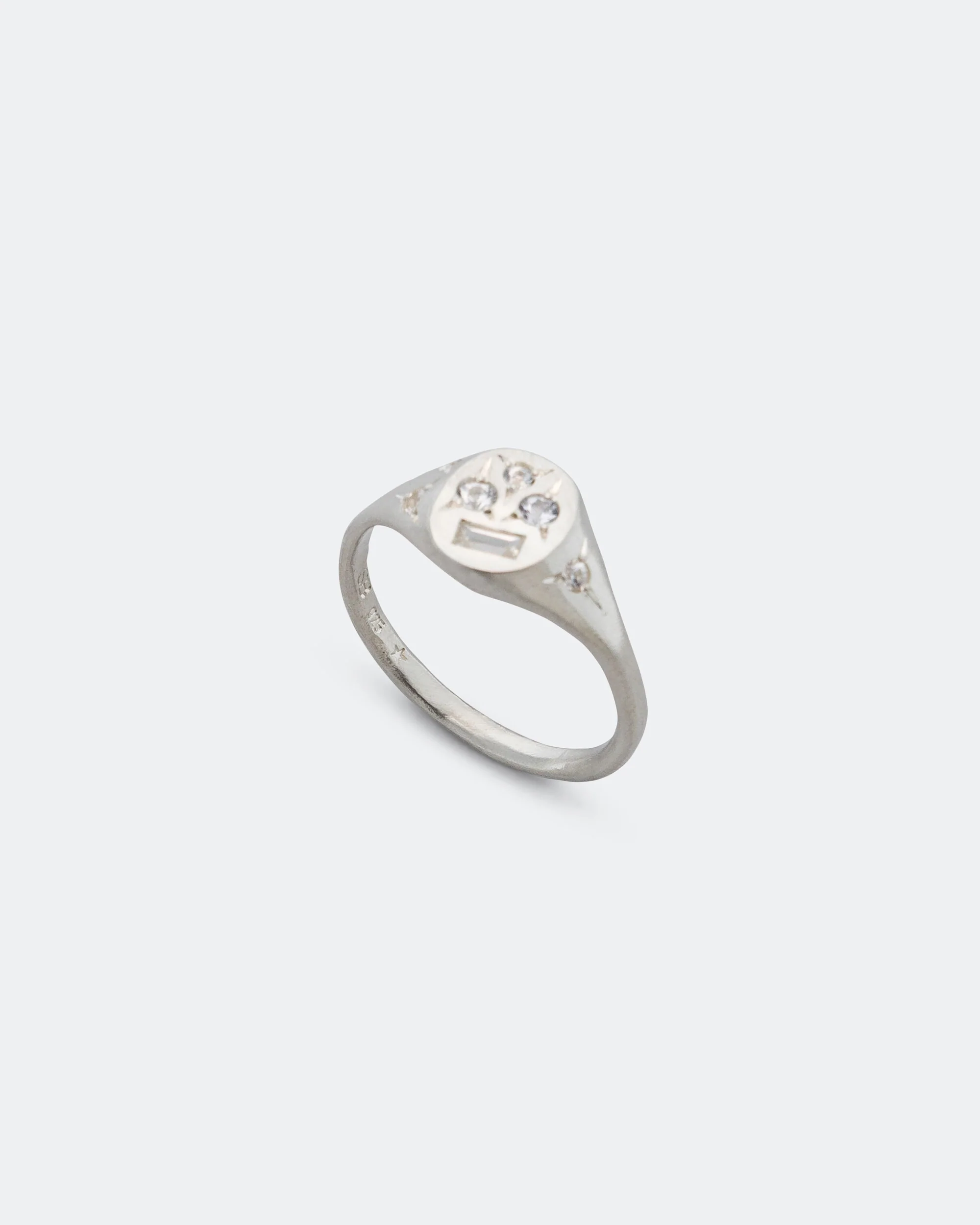 Treasure Ring - 925 Silver/White - Image 4