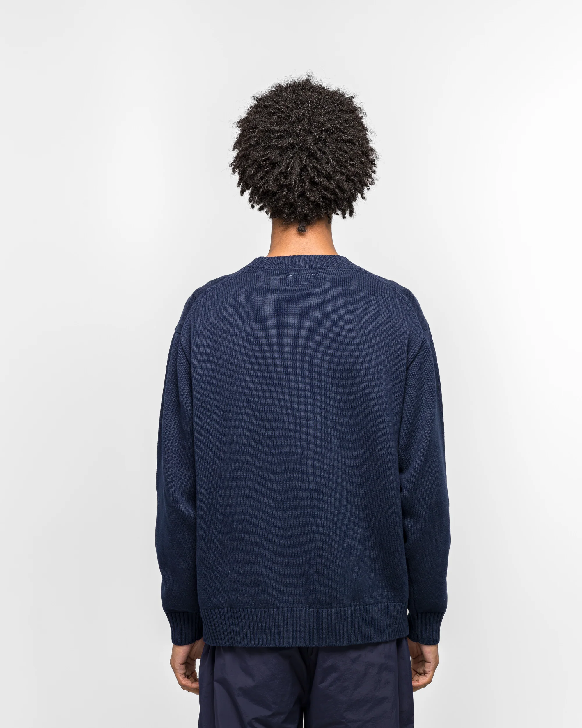 Capital Crew Knit - Navy - Image 4