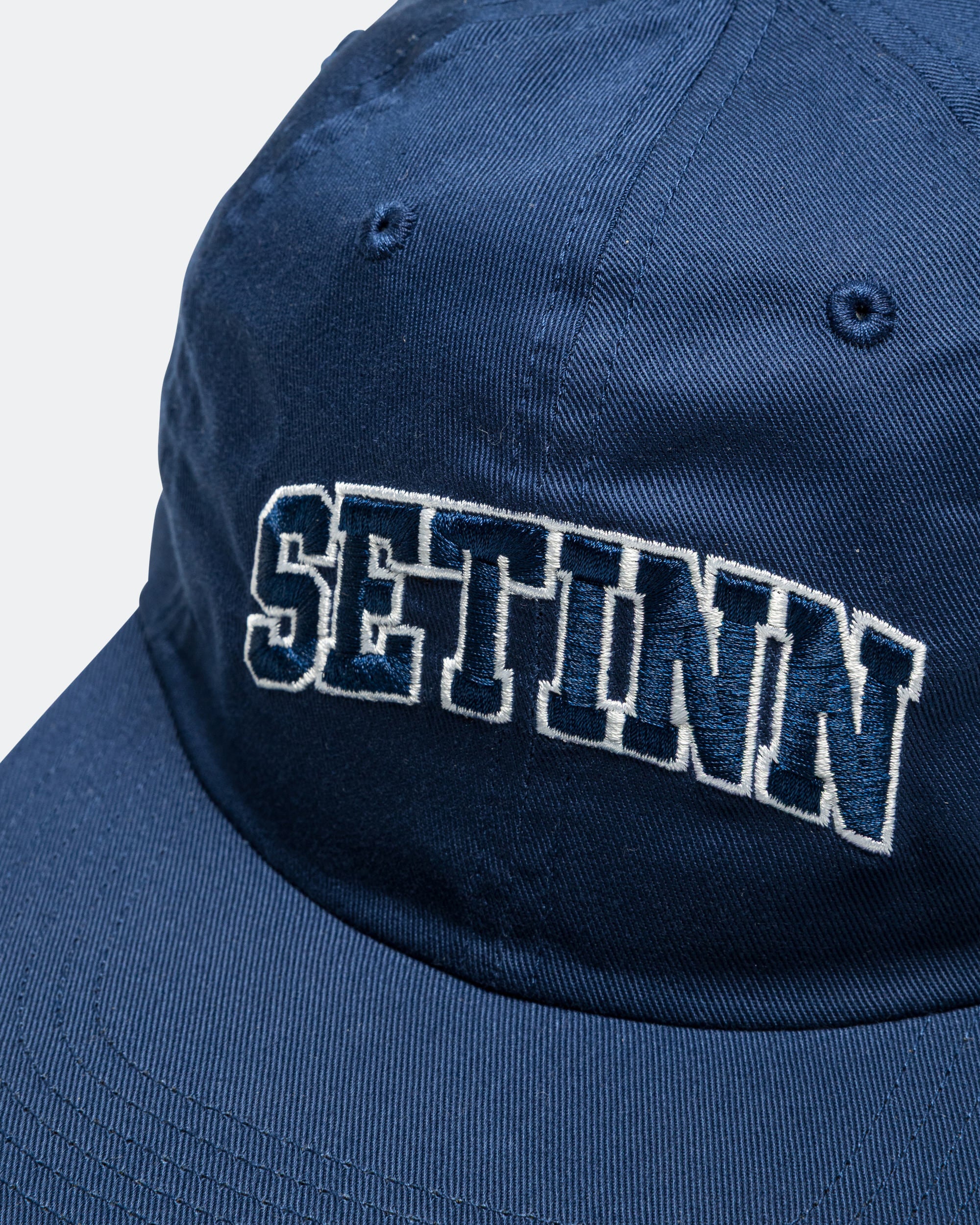 College Logo Cap - Navy - Image 2