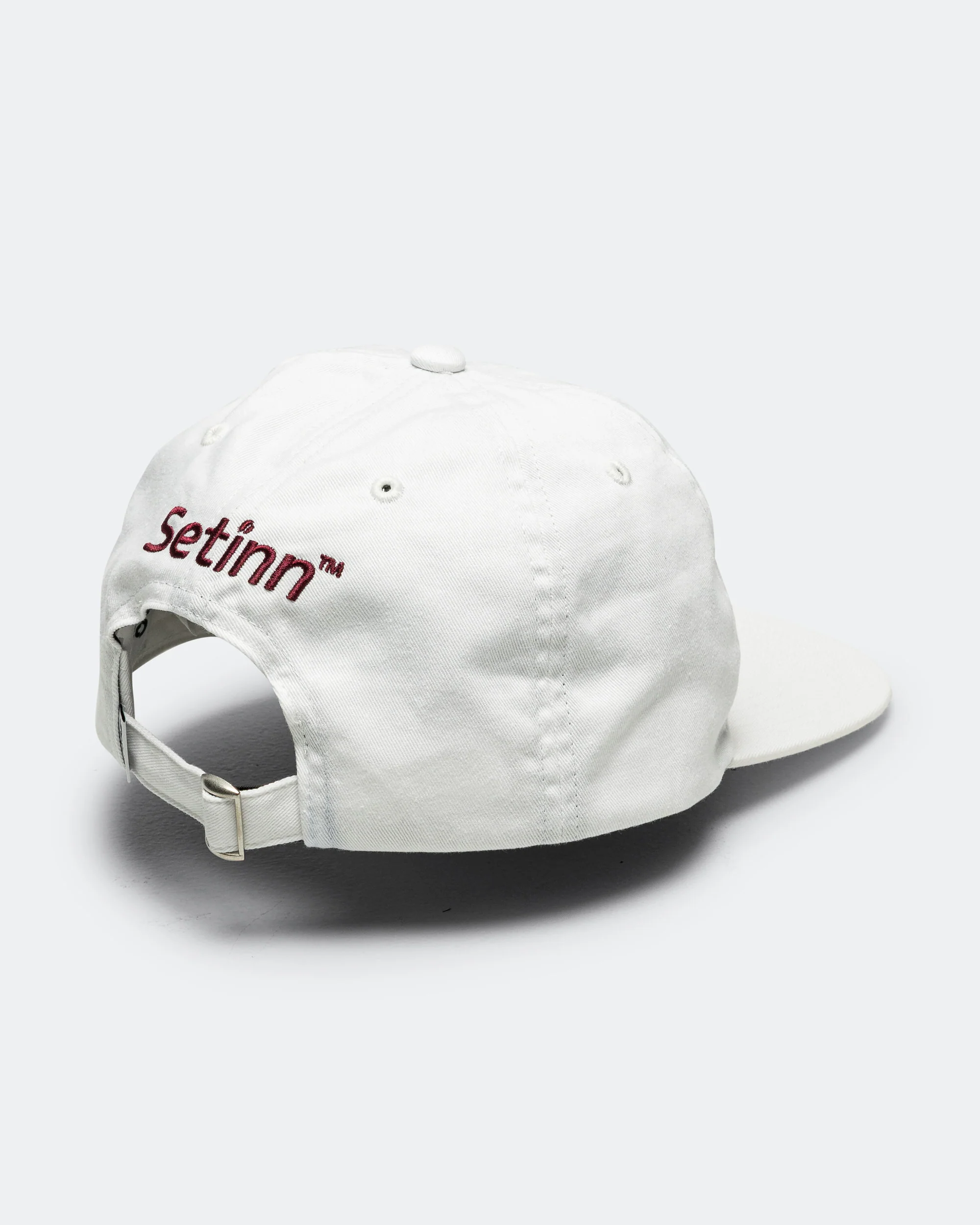 College Logo Cap - White - Image 3