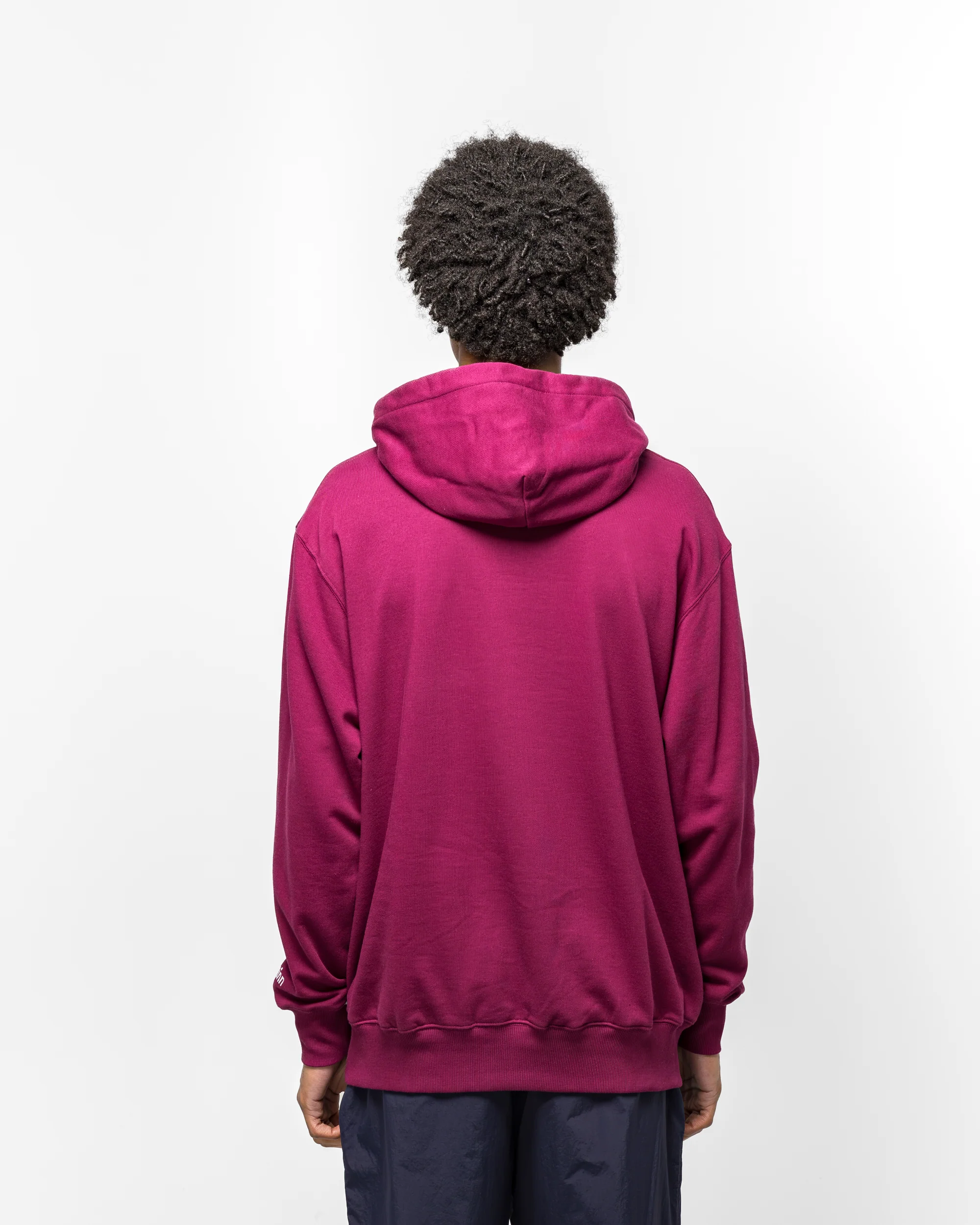 College Logo Hoodie - Cherry - Image 4