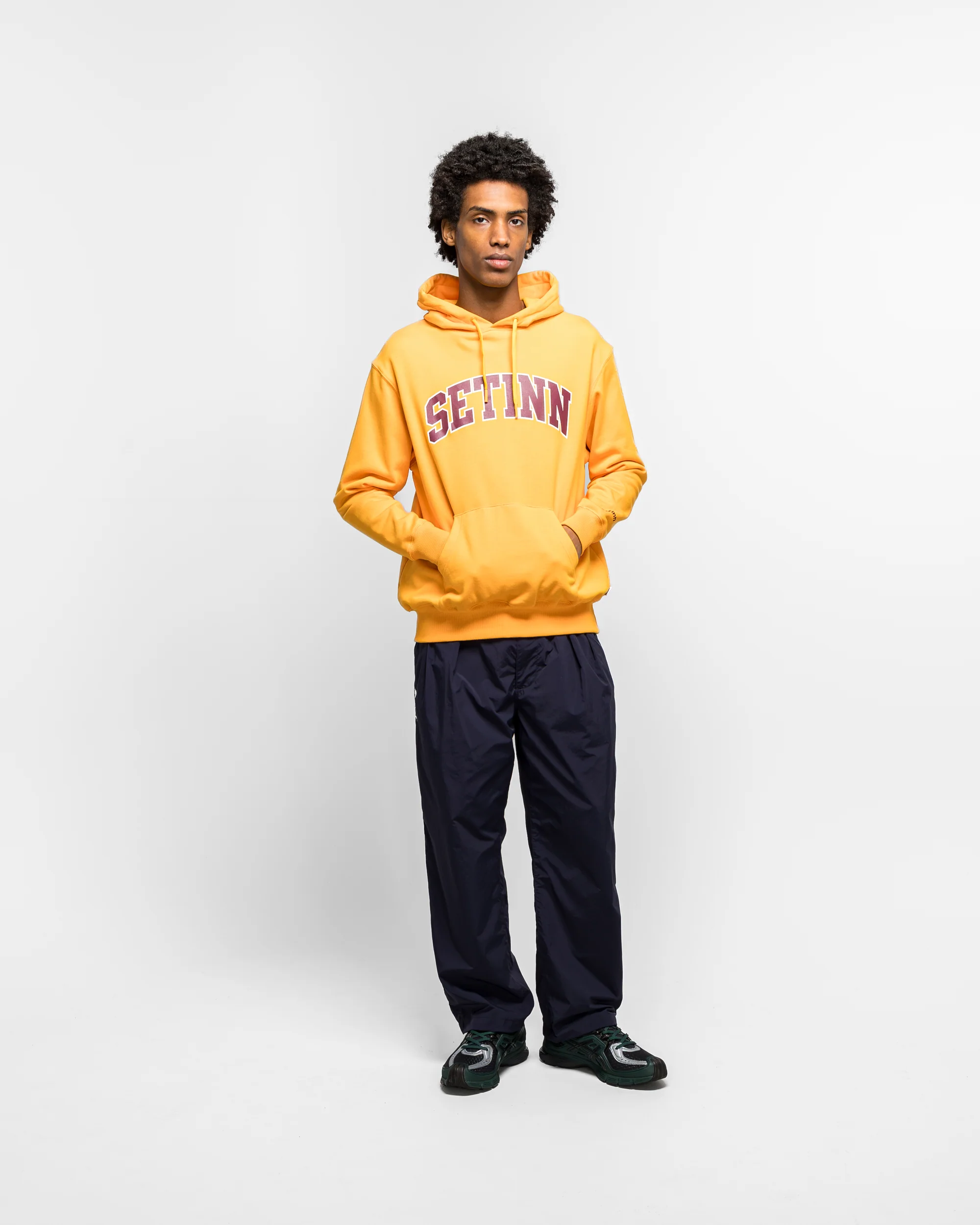 College Logo Hoodie - Mango - Image 5