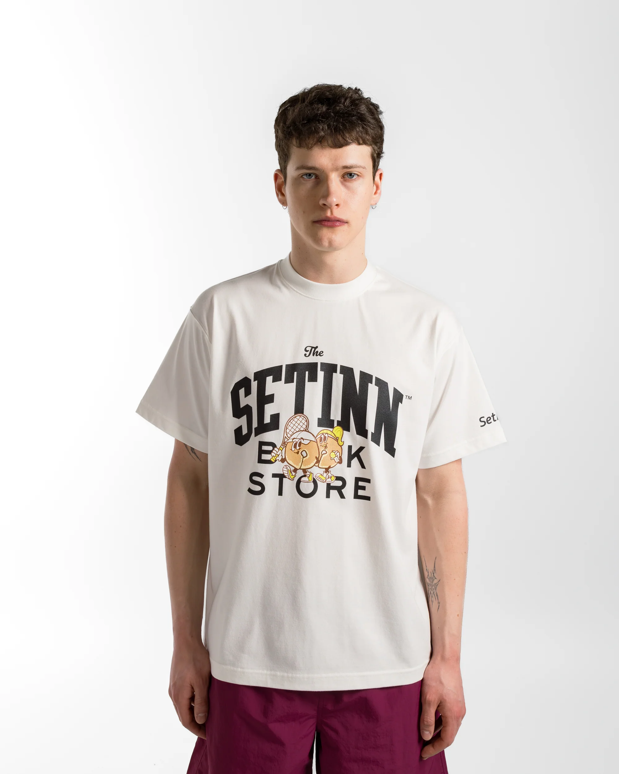 STN Bookstore Tee - White - Image 2