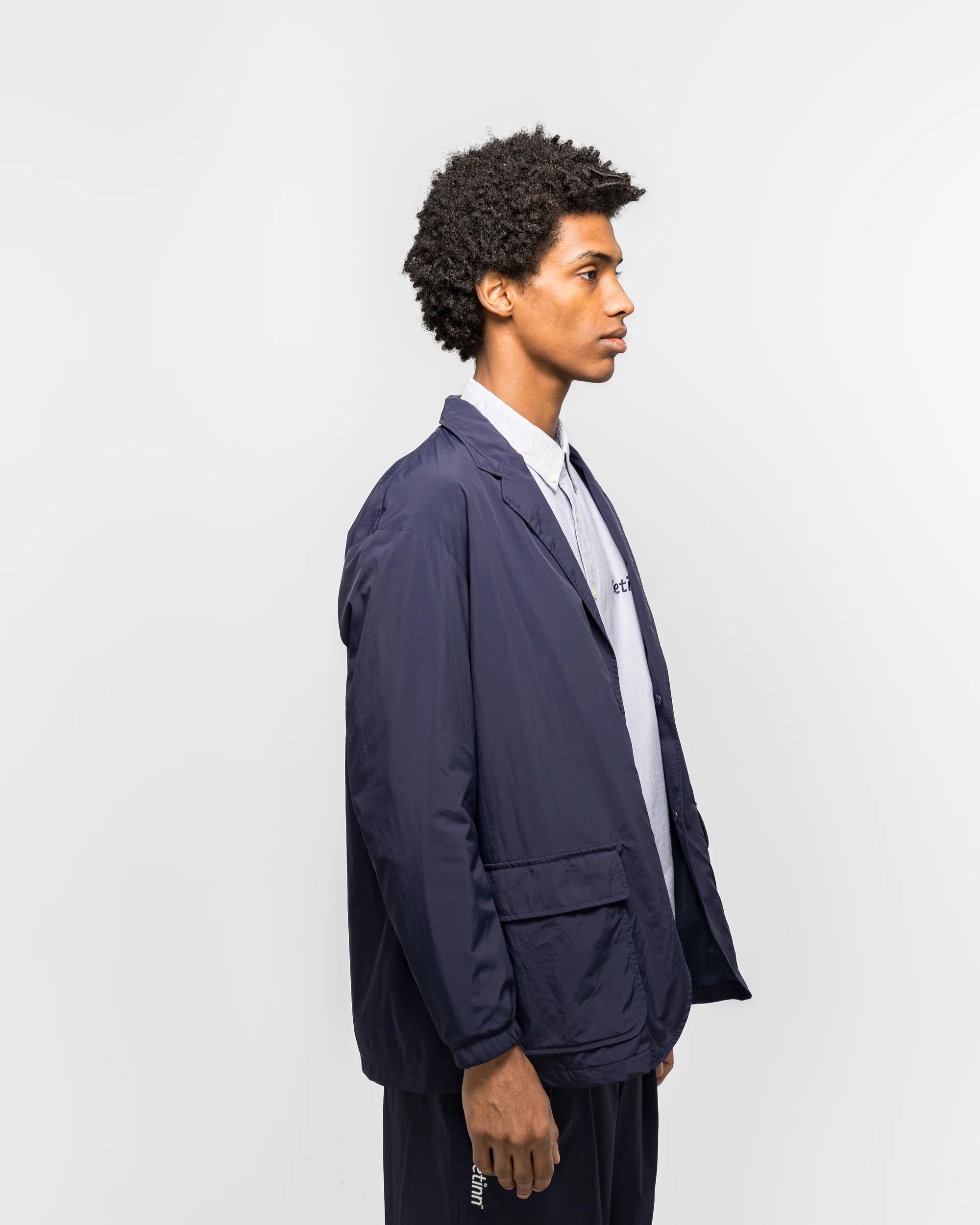 Tech Sports Jacket - Navy - Image 3