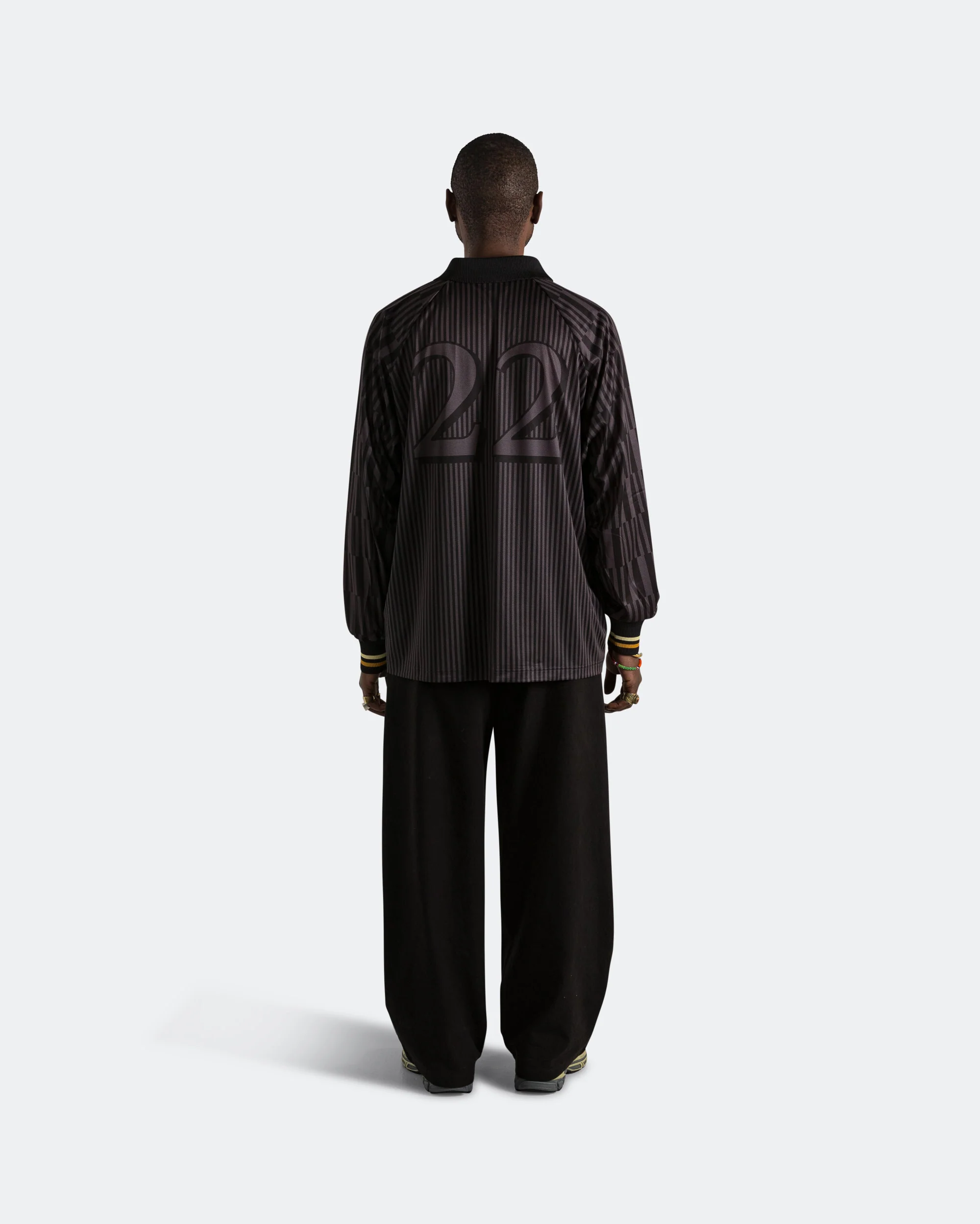 Soccer LS Tee 22 - Graphic Black - Image 5