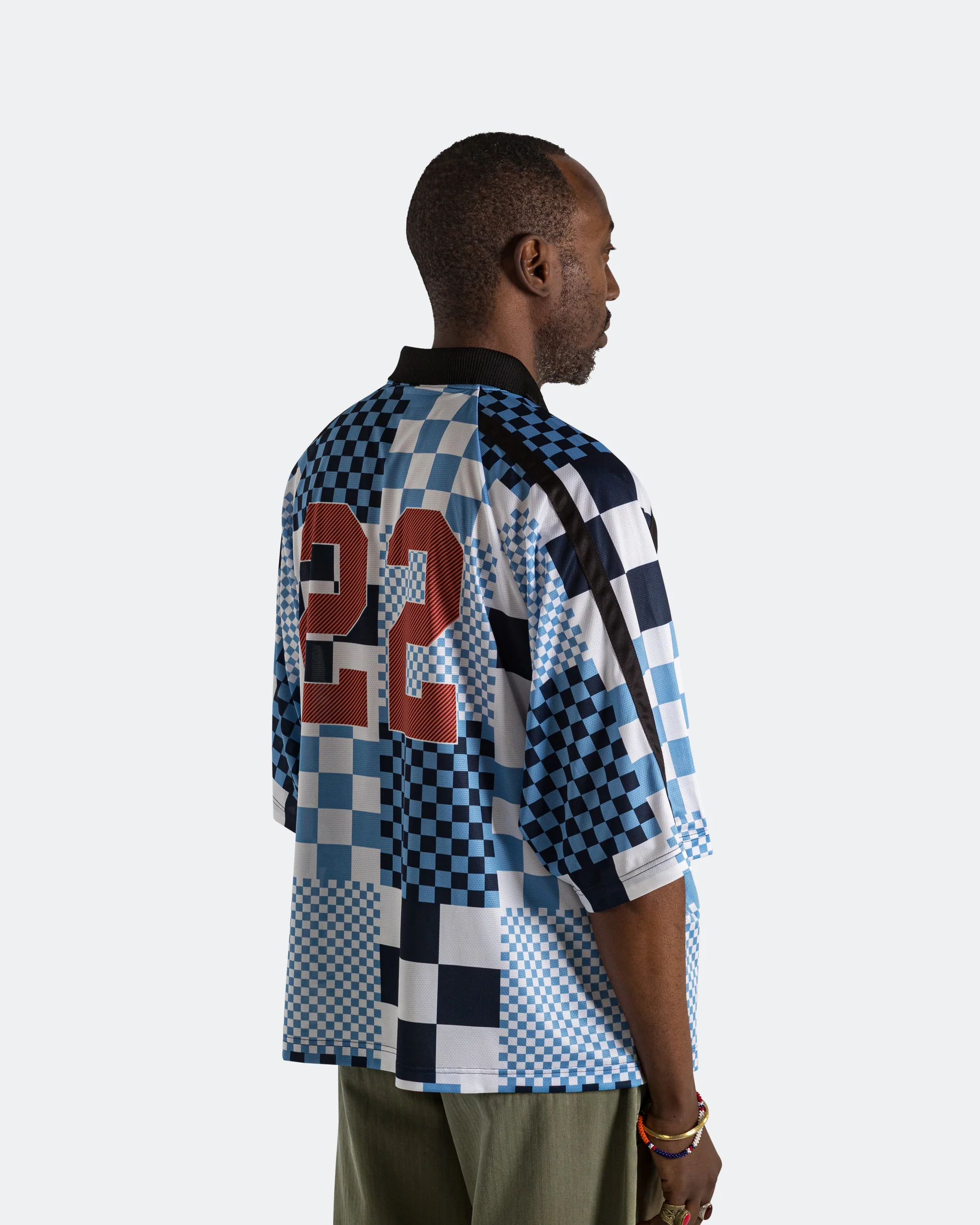 Soccer Tee 22 - Graphic Blue - Image 5
