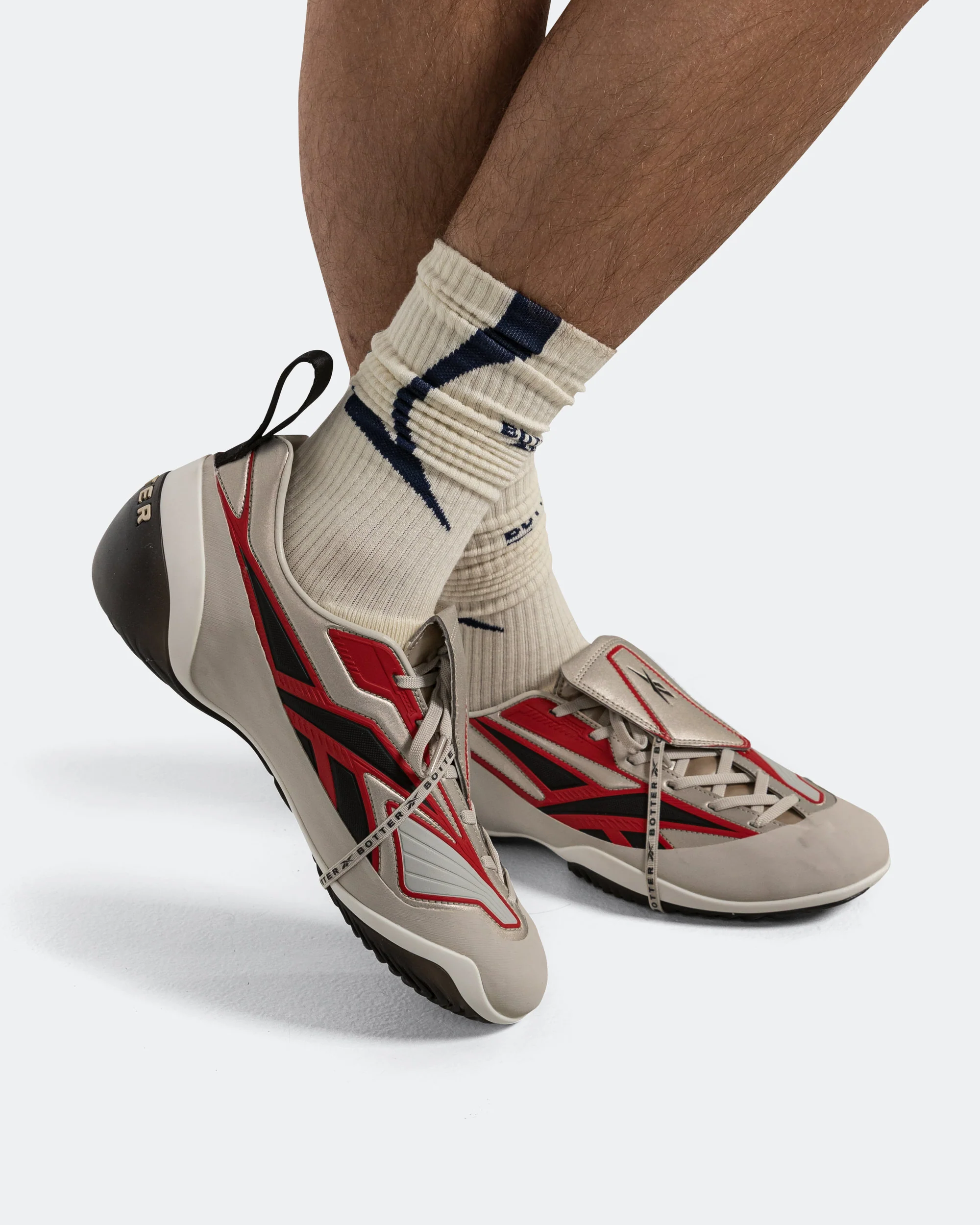 Socks x Botter - Dirty White/Navy - Image 2