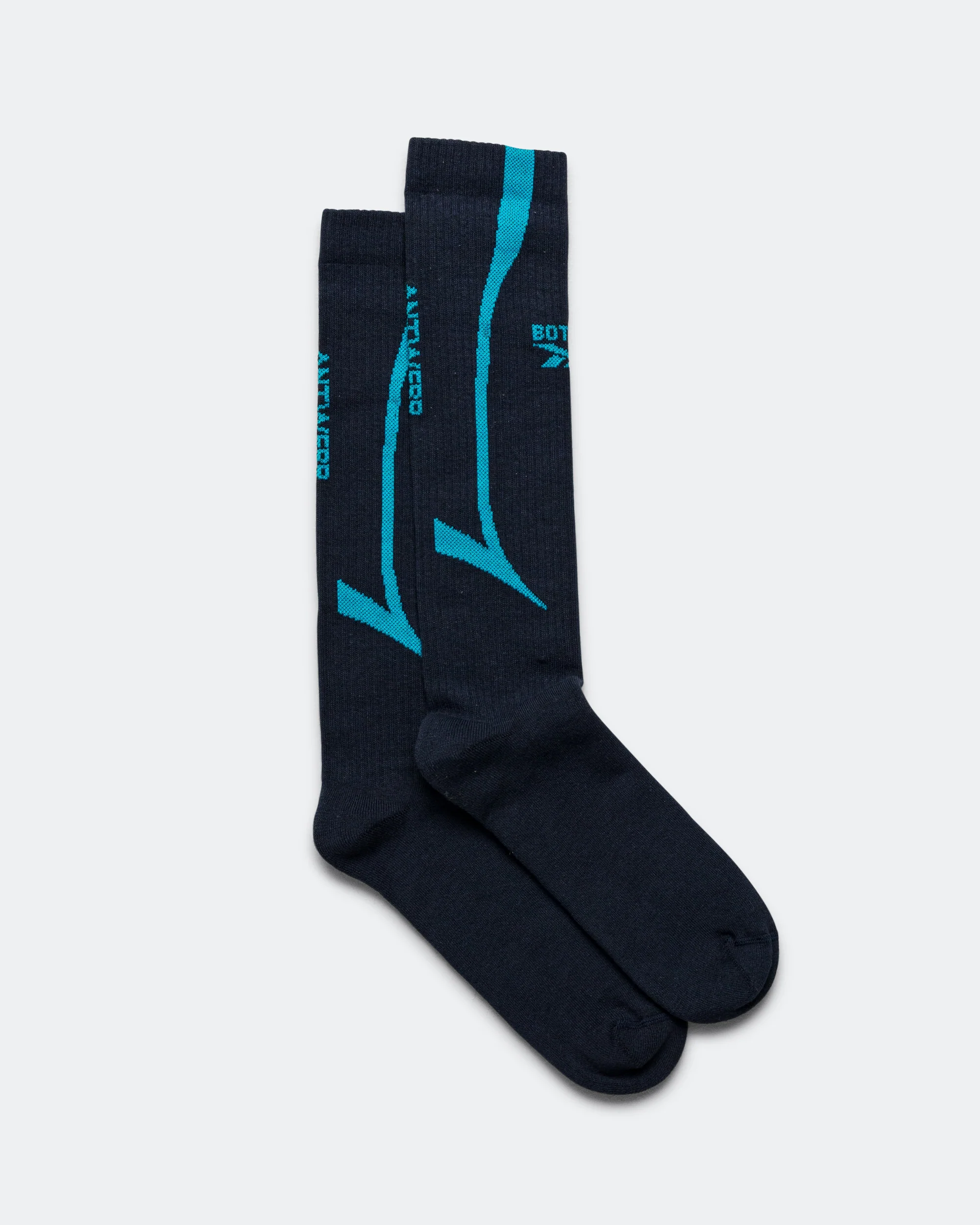 Socks x Botter - Grey Aqua/Blue - Image 2