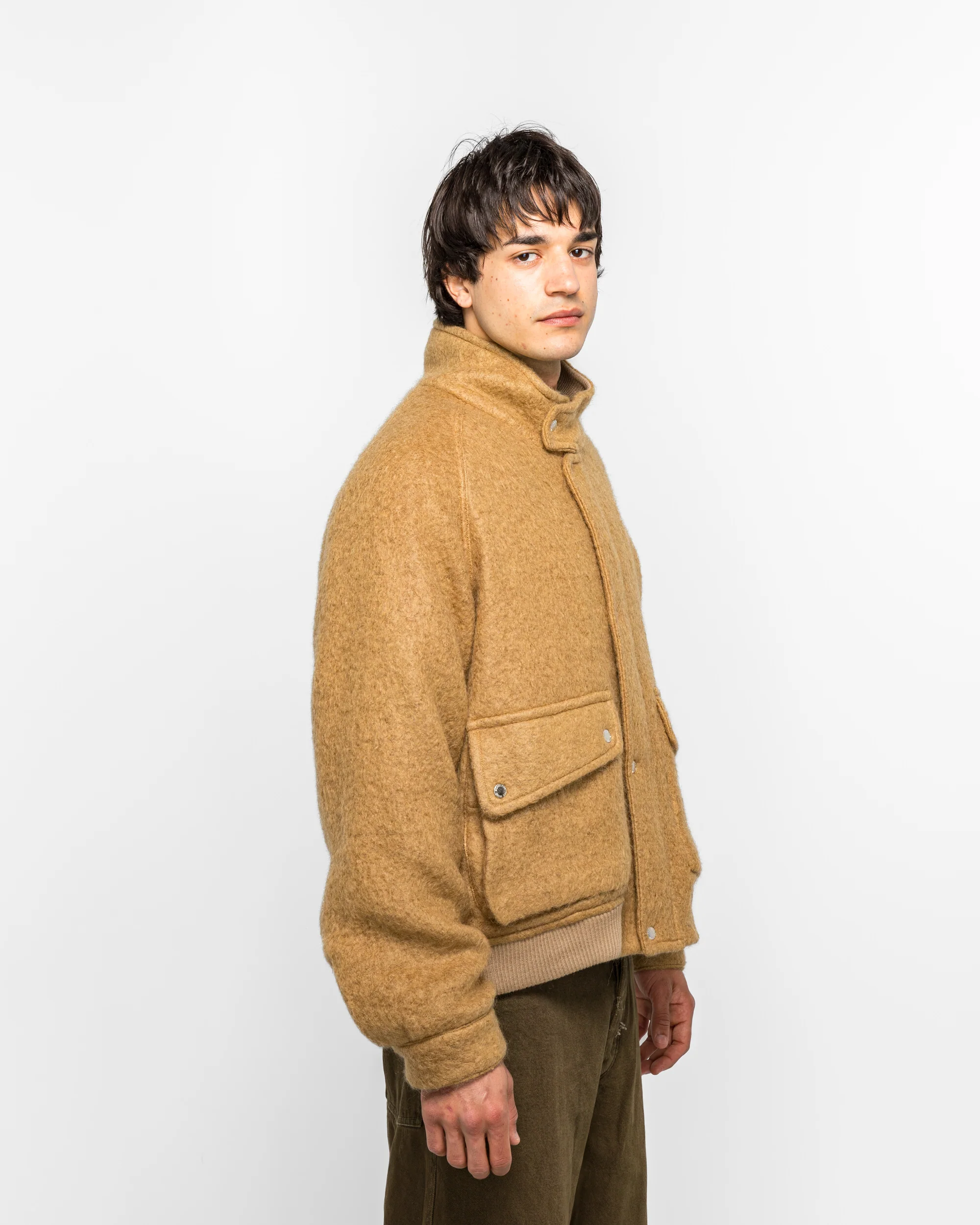 Flight Jacket - Camel Teddy - Image 3