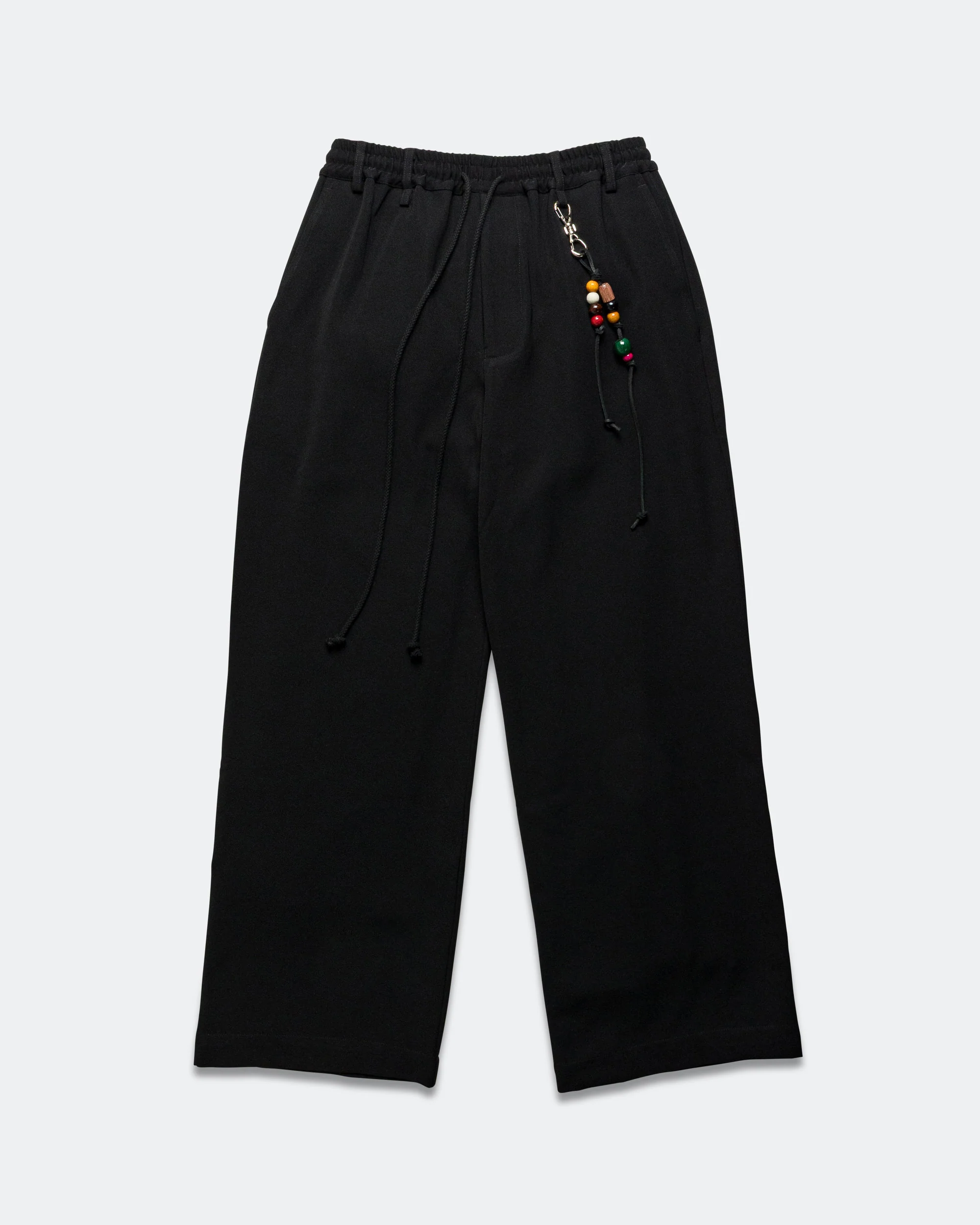 Relaxed Lounge Pant - Black Poly Gab