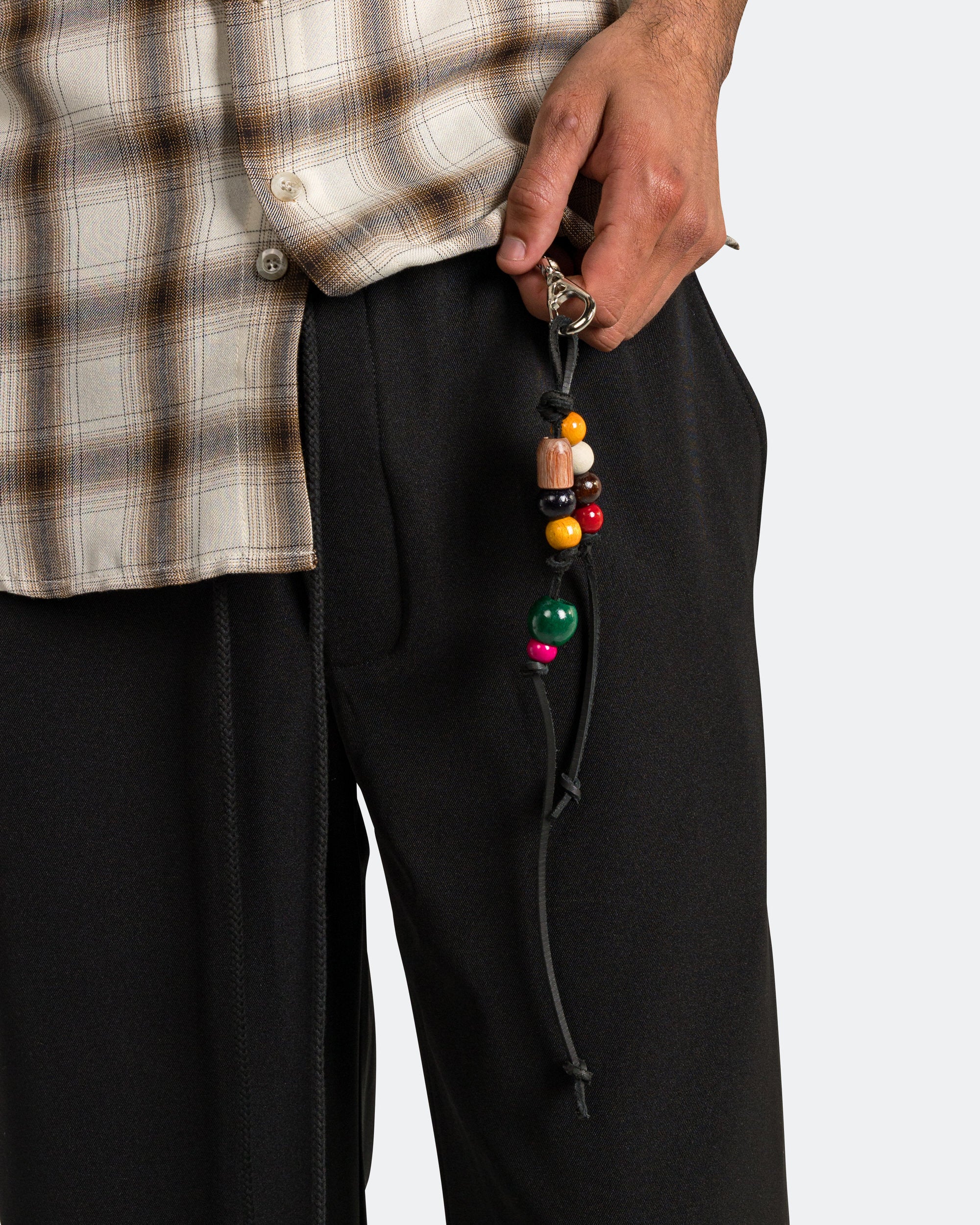 Relaxed Lounge Pant - Black Poly Gab - Image 5