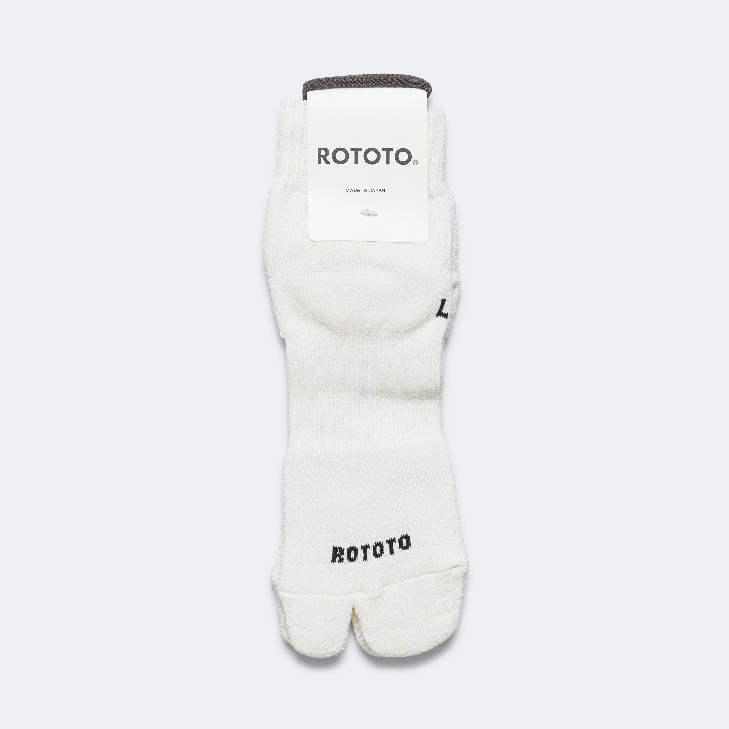 Split-Toe Ankle Sock - White